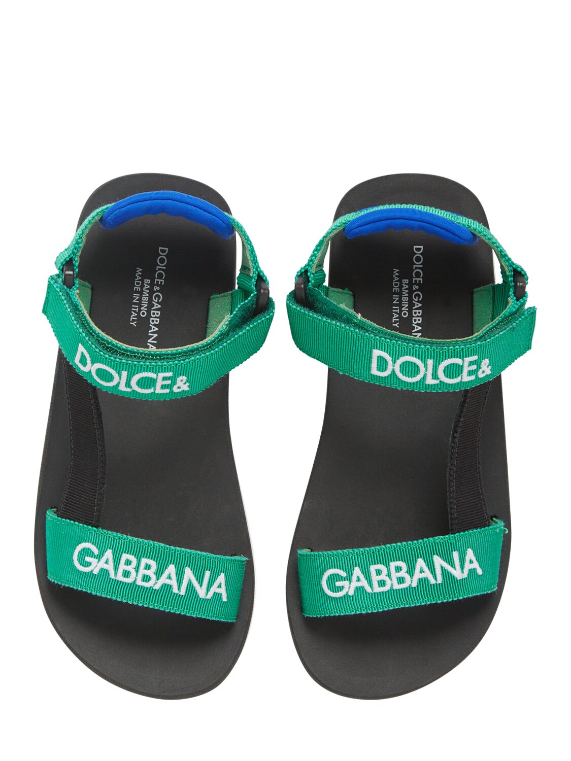 Shop Dolce & Gabbana Lycra Strap Sandals In Multicolor
