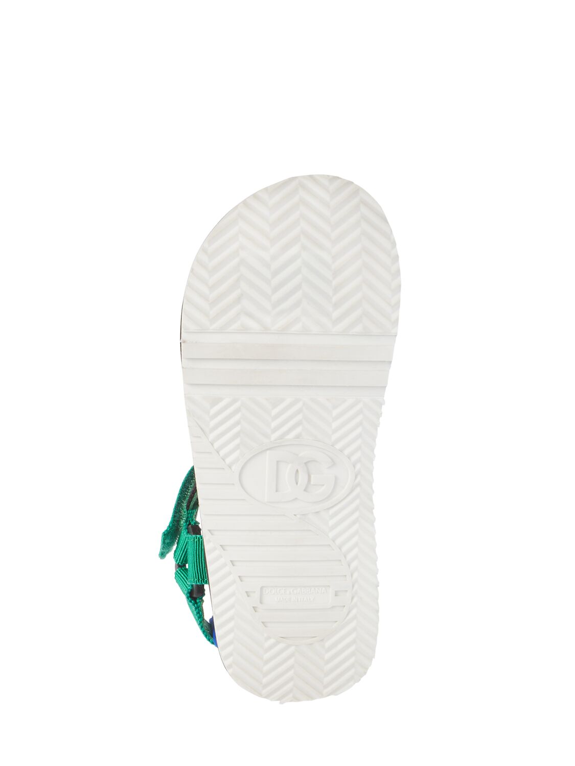 Shop Dolce & Gabbana Lycra Strap Sandals In Multicolor