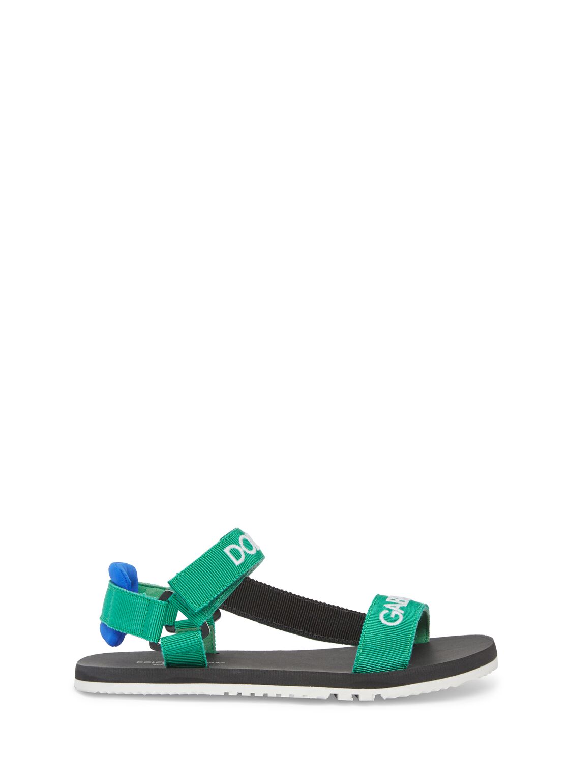 Dolce & Gabbana Kids' Lycra Strap Sandals In Multicolor