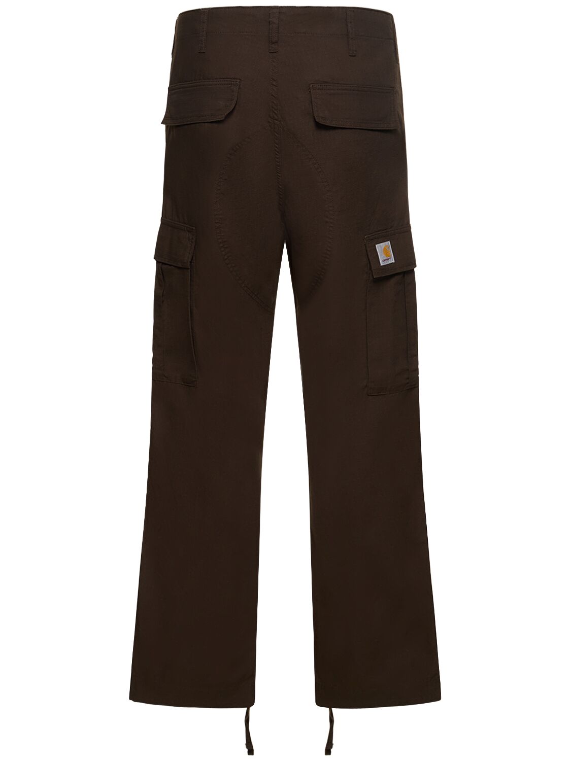 Shop Carhartt L32 Columbia Low Waist Regular Cargo In Tobacco