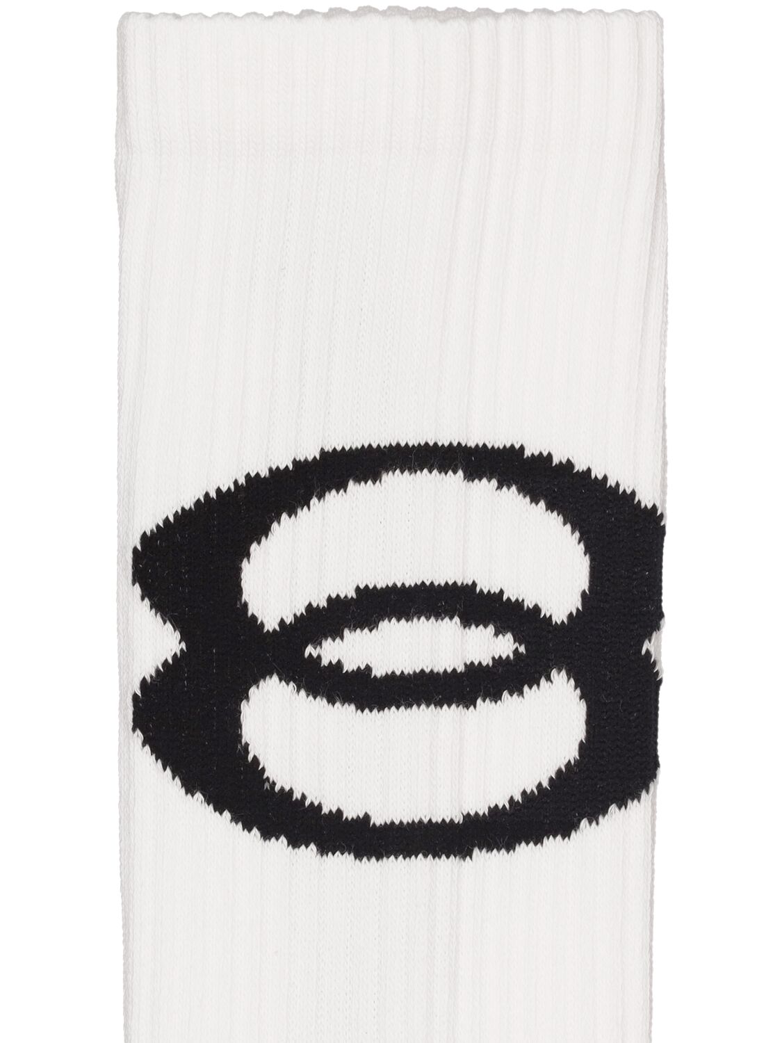 Shop Balenciaga Unity Cotton Blend Socks In White