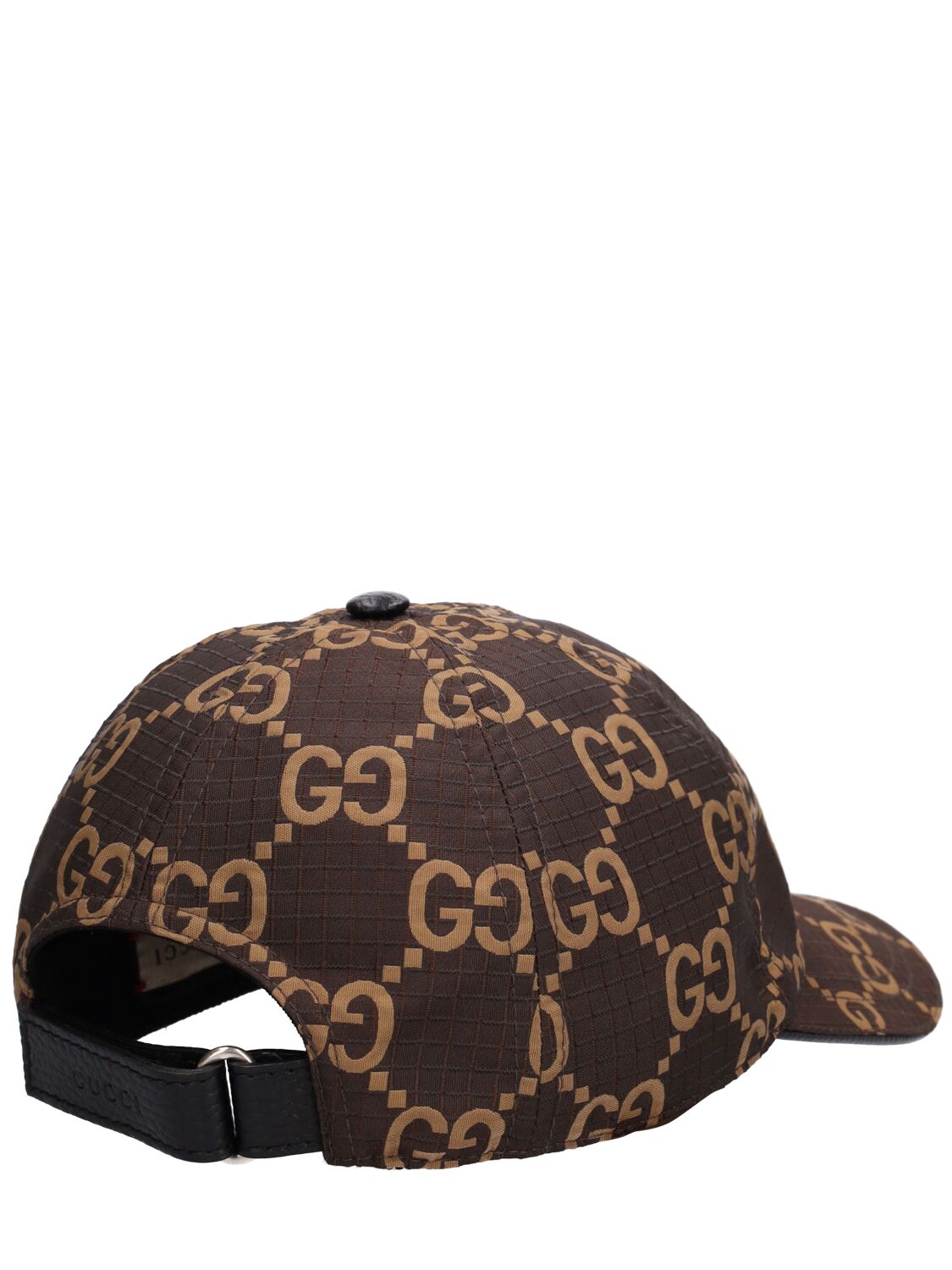 Shop Gucci Gg Ripstop Nylon Baseball Cap In Brown,beige