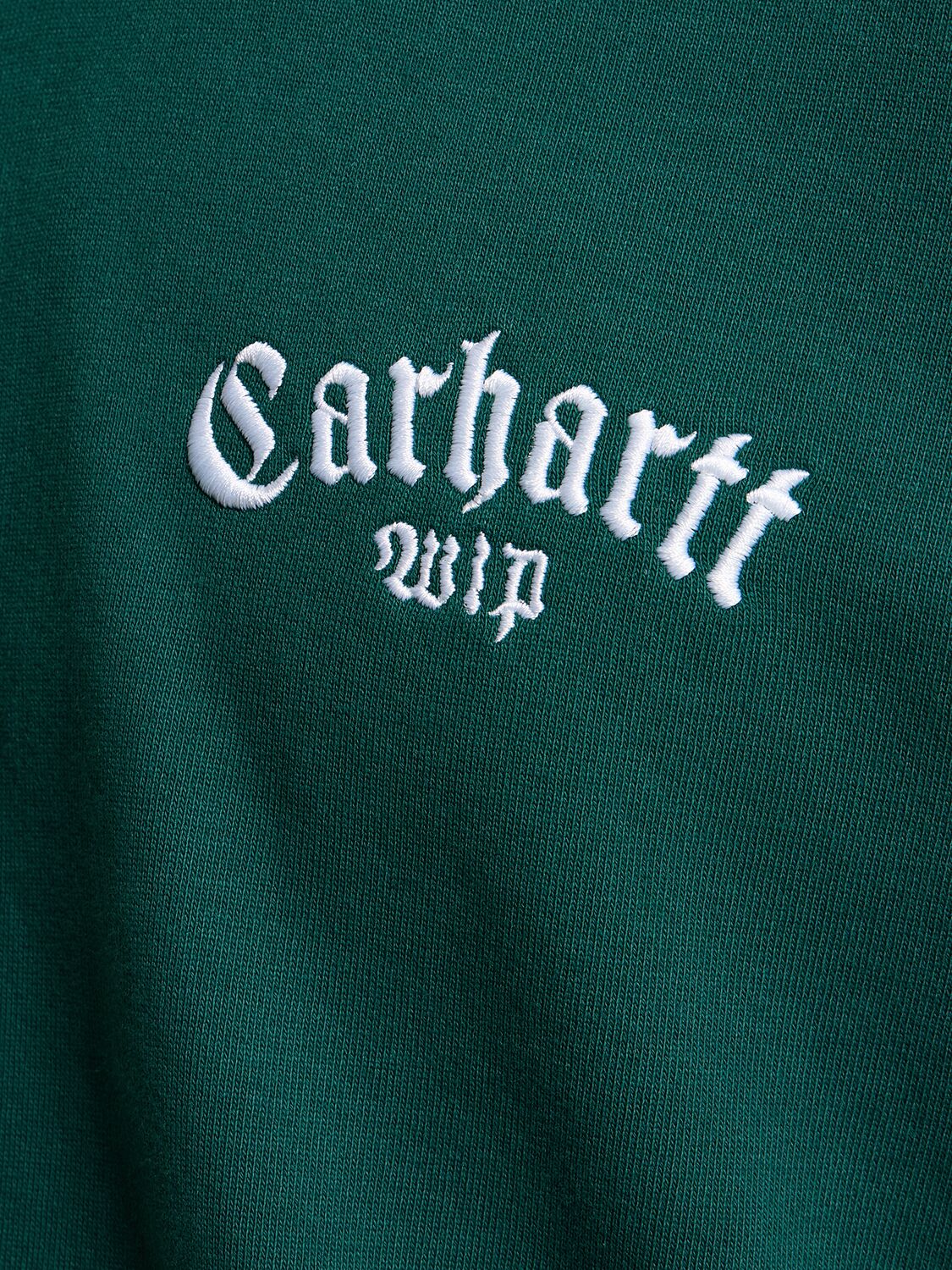 Shop Carhartt Onyx Script Hooded Sweatshirt In Chervil,white