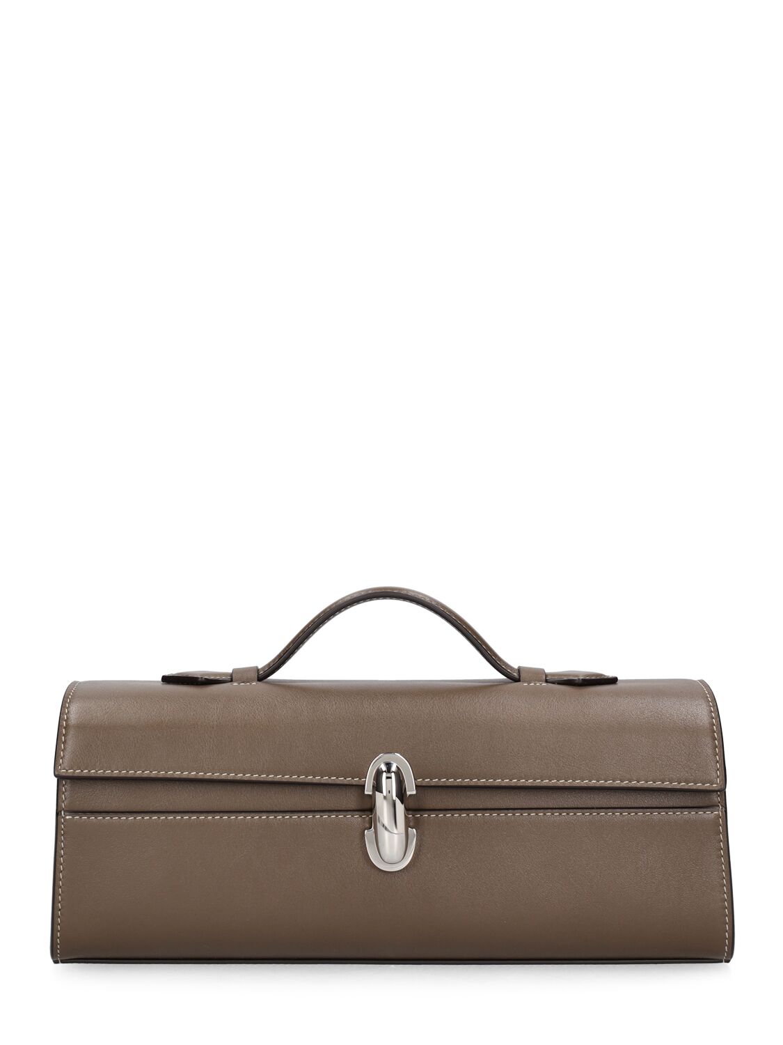 Image of Slim Symmetry Smooth Leather Bag