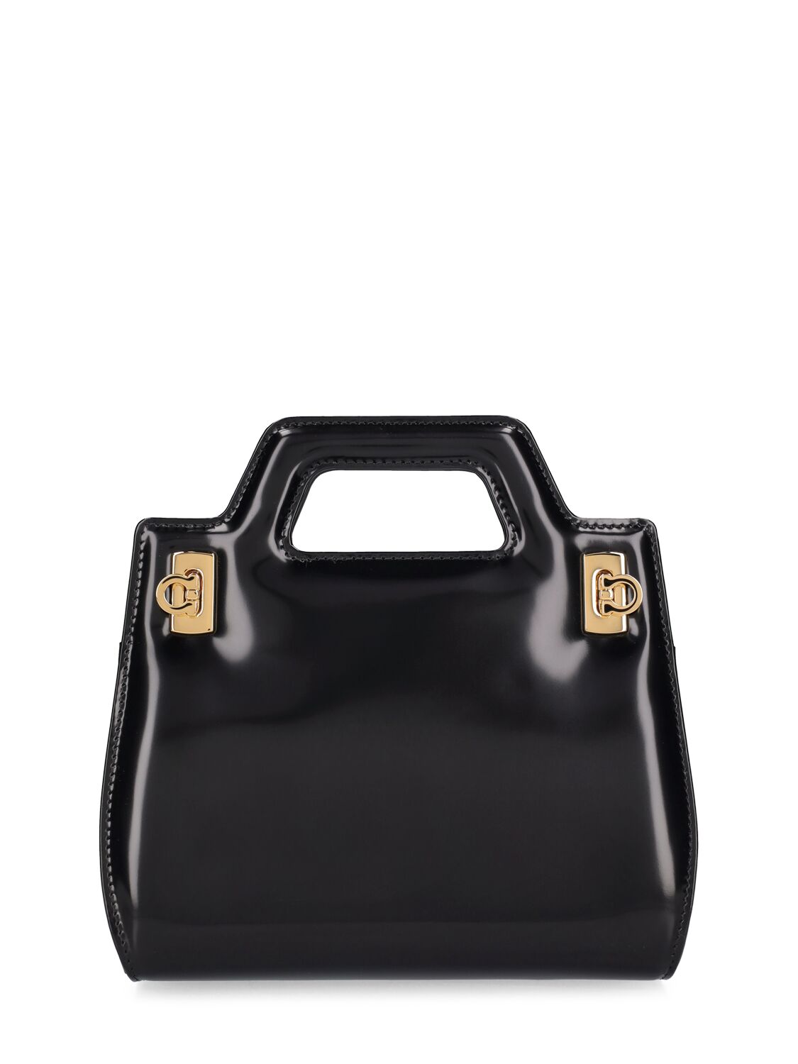 Image of Mini Wanda Leather Top Handle Bag