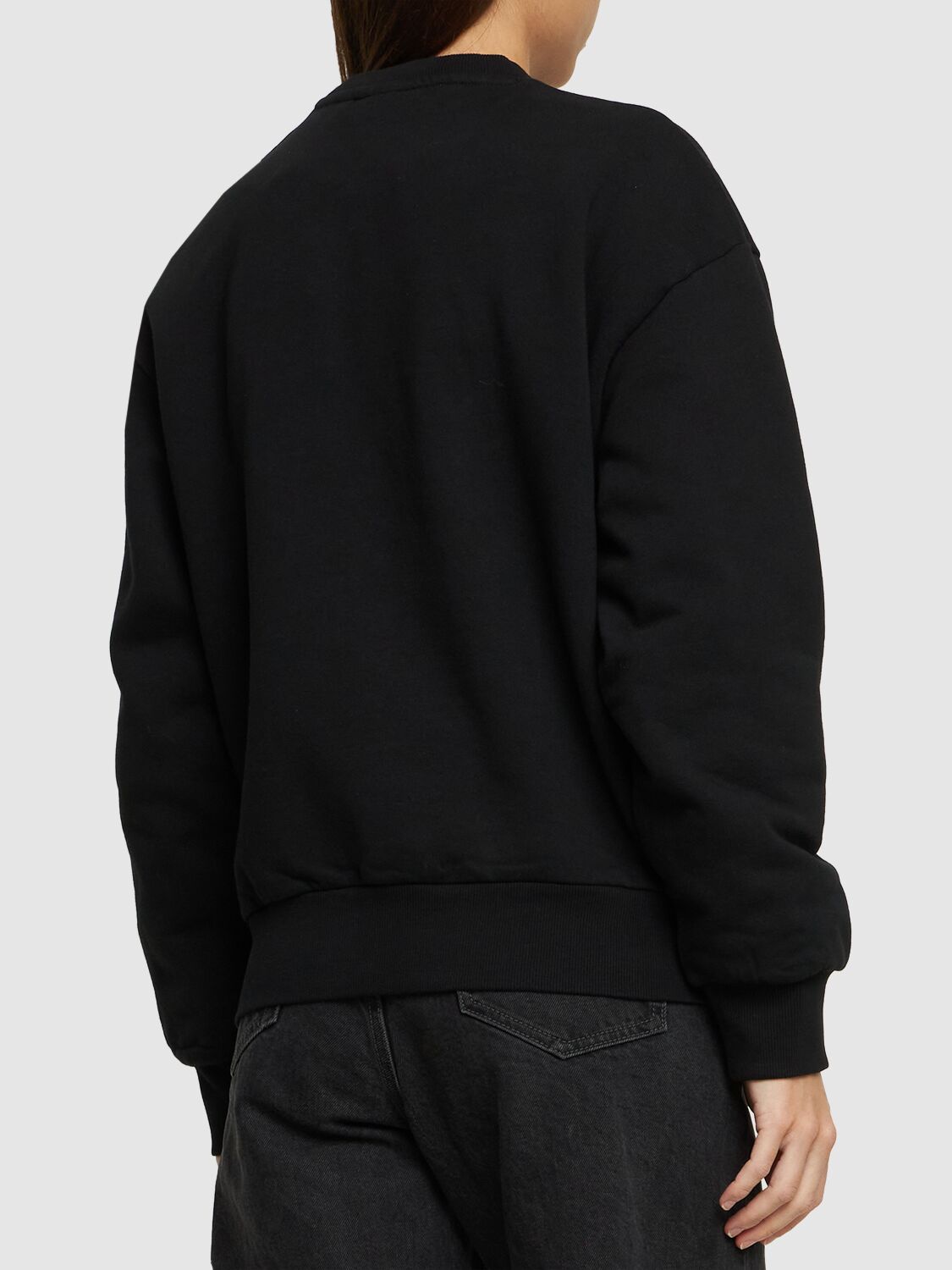 Shop Carhartt Casey Crewneck Sweatshirt In Black,silver