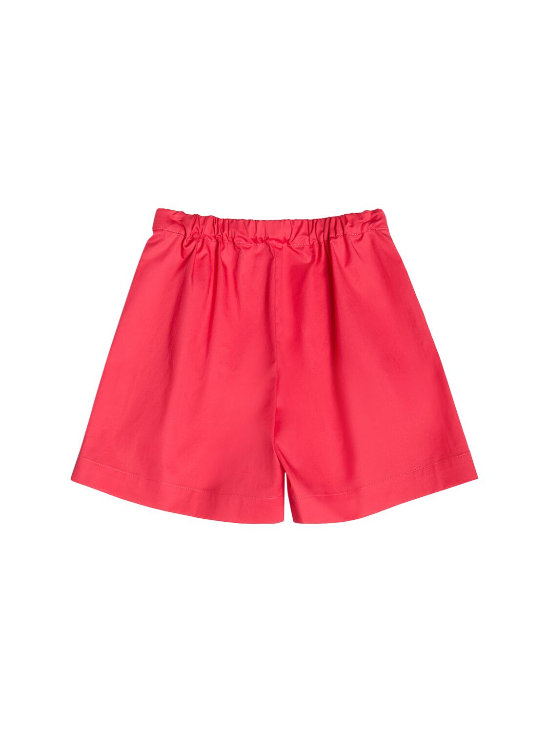 Shop Il Gufo Stretch Poplin Sleeveless Top & Shorts In Pink,fuchsia