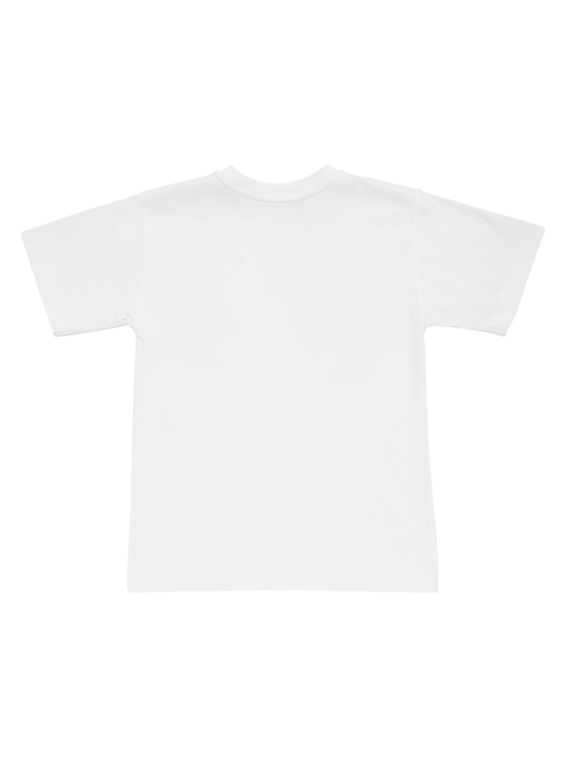 Shop Moschino Cotton Jersey T-shirt & Shorts In White,grey