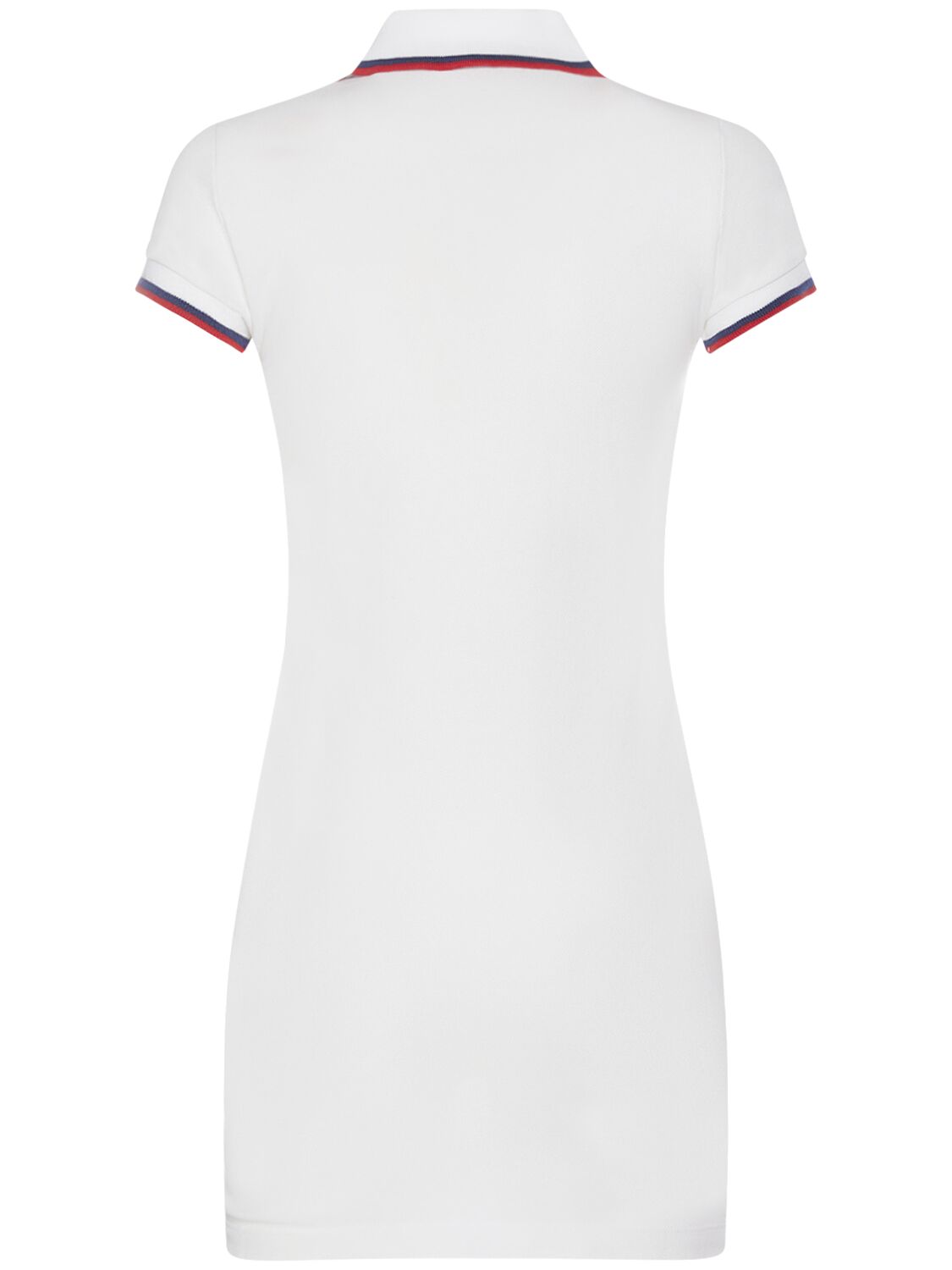 Shop Dsquared2 Cotton Piquet Mini Polo Dress In White
