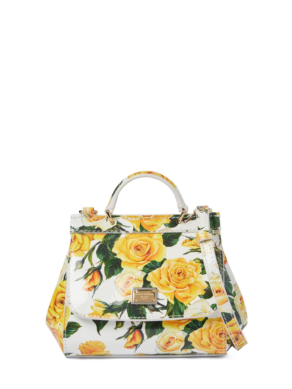 Printed Patent Leather Bag