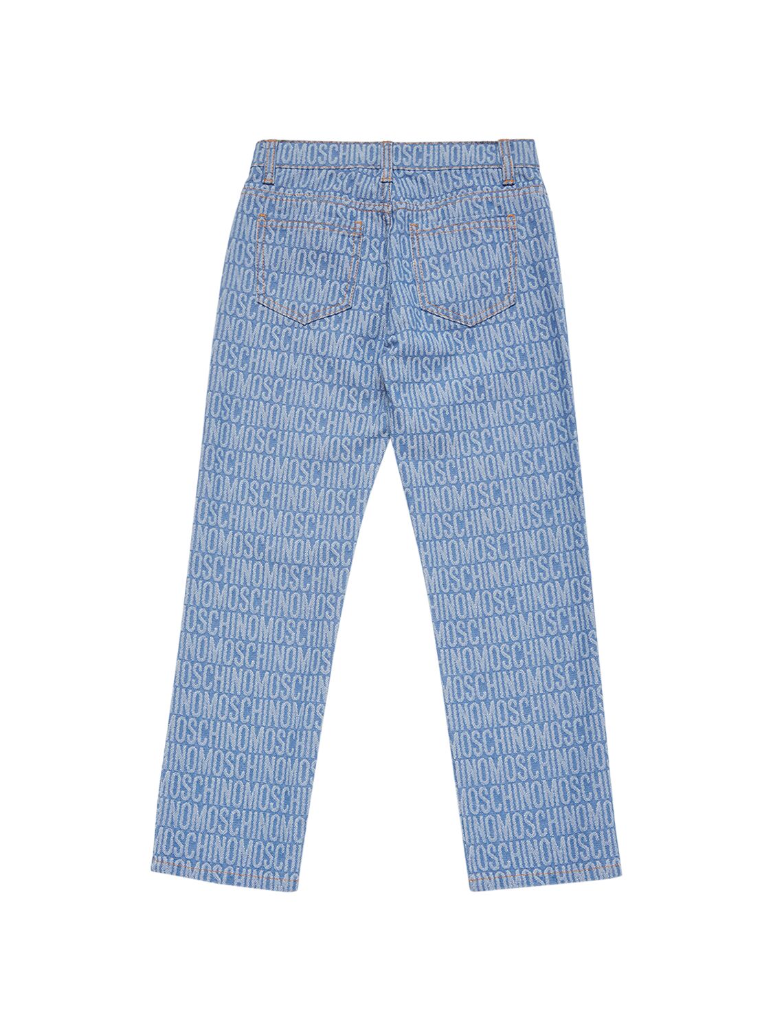 Shop Moschino Cotton Denim Jeans