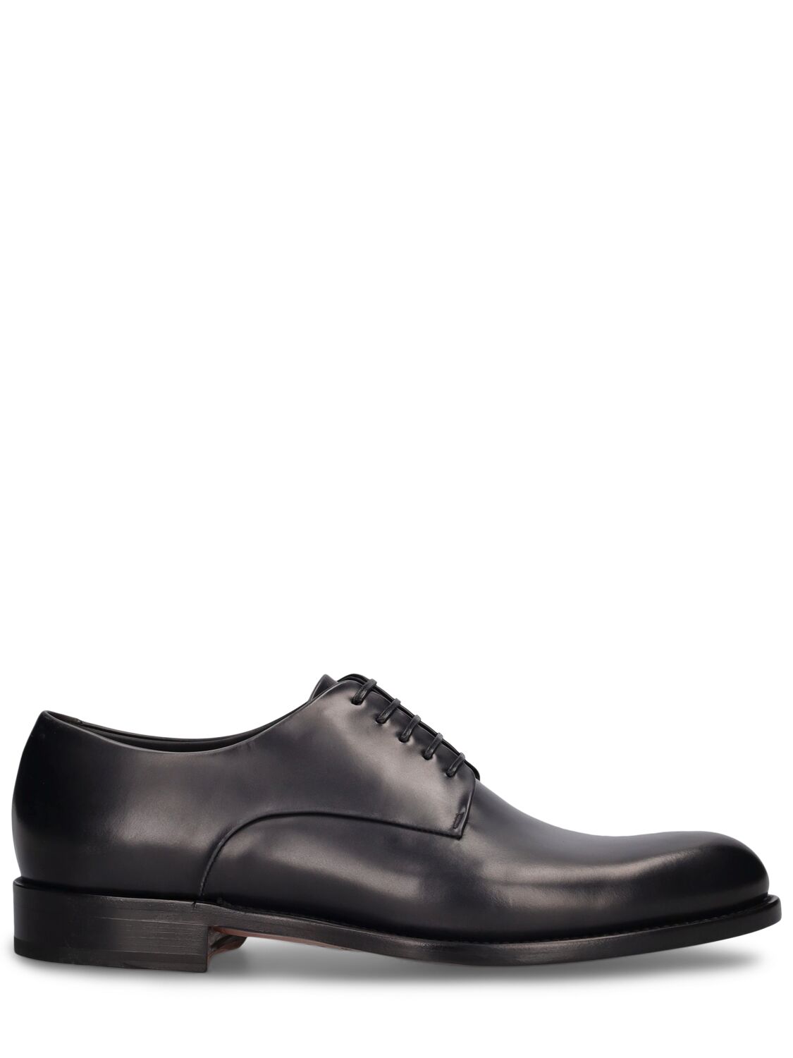 Image of Finn Derby Leather Lace-up Shoes