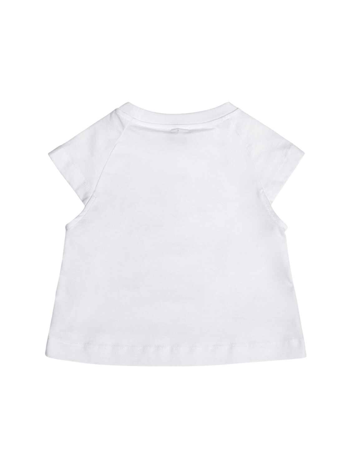Shop Il Gufo Embellished Cotton Jersey T-shirt In White