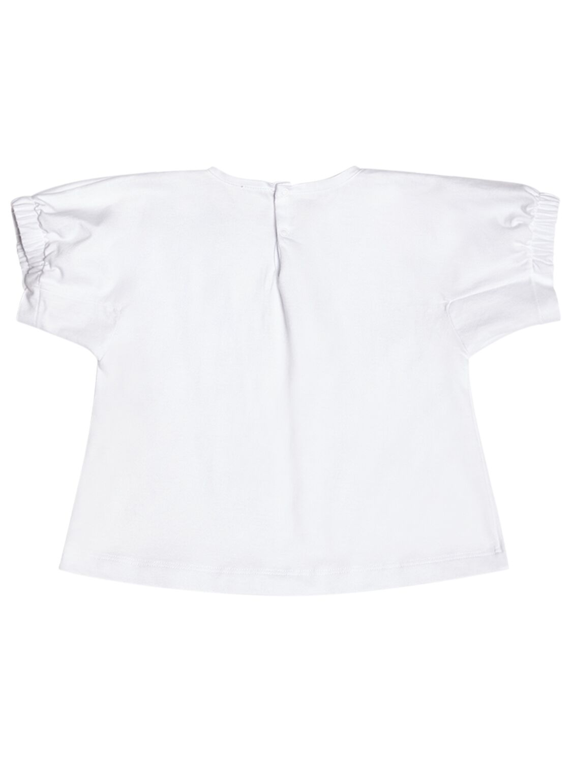 Shop Il Gufo Cotton Jersey T-shirt & Poplin Skirt In White,green