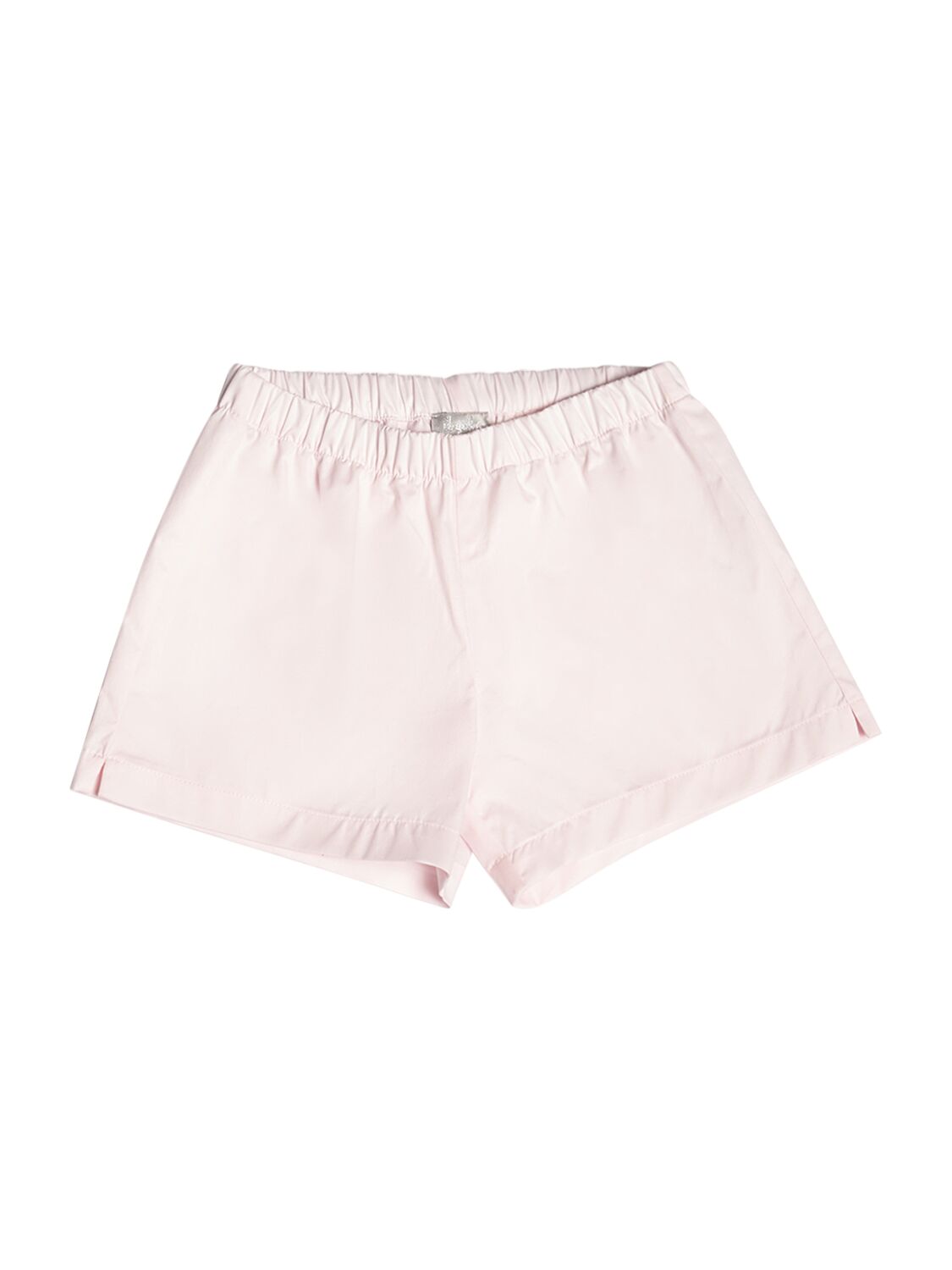 Shop Il Gufo Cotton Poplin Top & Stretch Shorts In Pink,multi