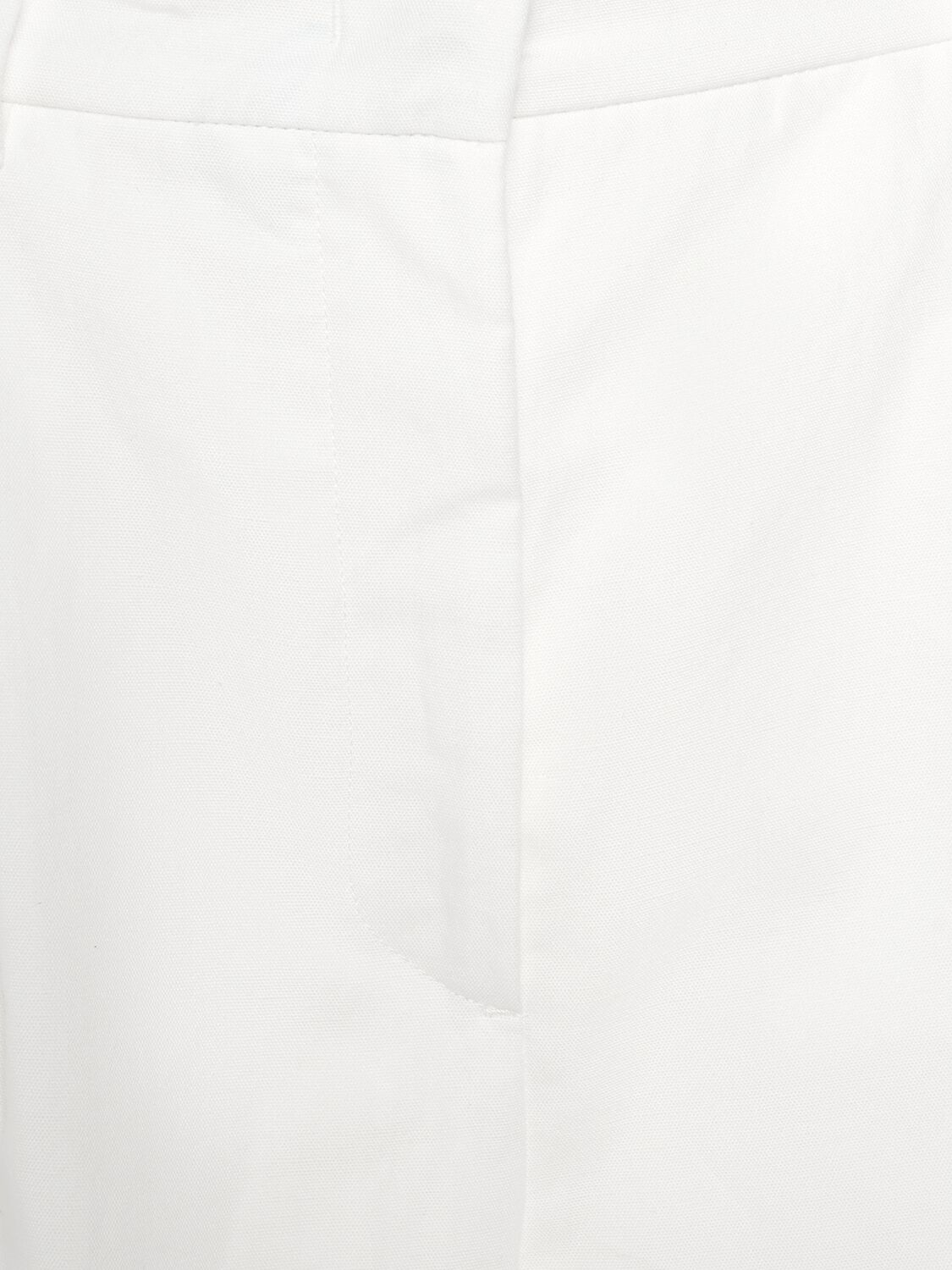 Weekend Max Mara "ecuba Bermuda In Linen And Cotton In 아이보리