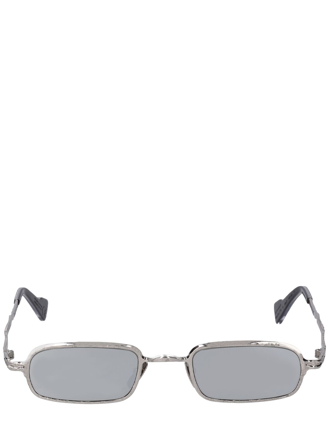 Kuboraum Berlin Z18 Squared Sunglasses In Silver