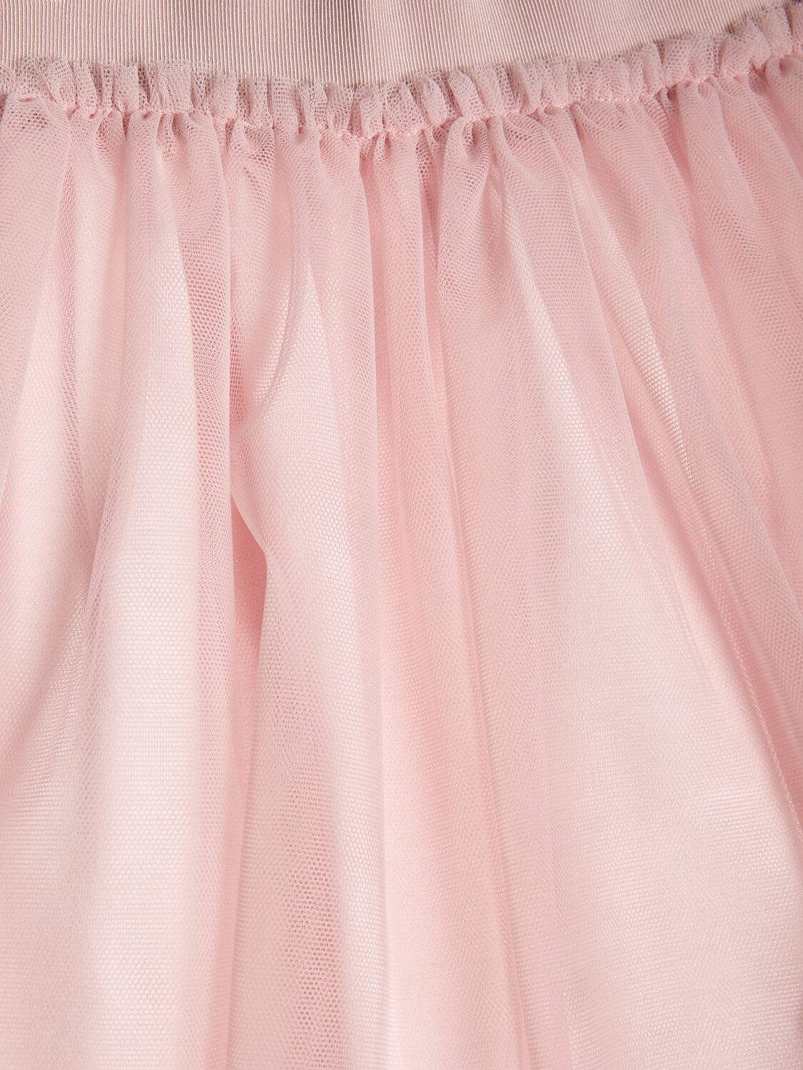 Shop Il Gufo Tulle & Jersey Skirt In Pink