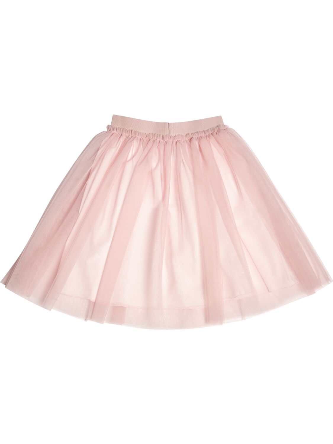 Shop Il Gufo Tulle & Jersey Skirt In Pink