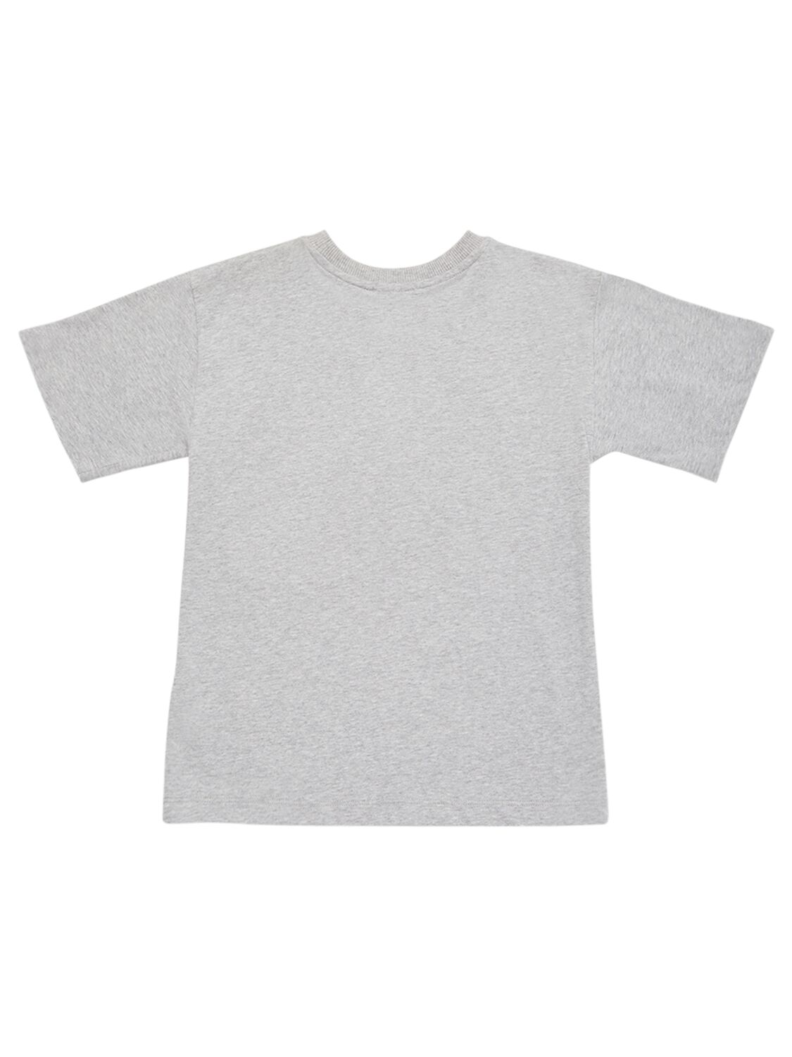 Shop Moschino Cotton Jersey T-shirt In Grey