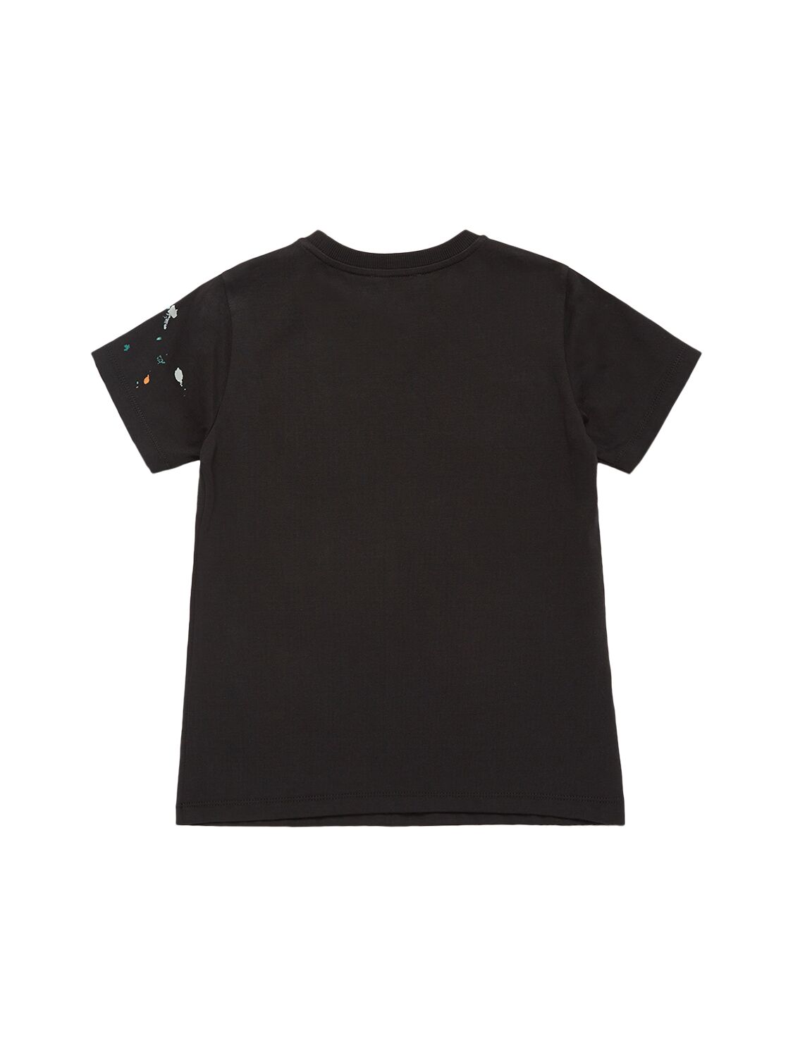Shop Moschino Cotton Jersey T-shirt In Black