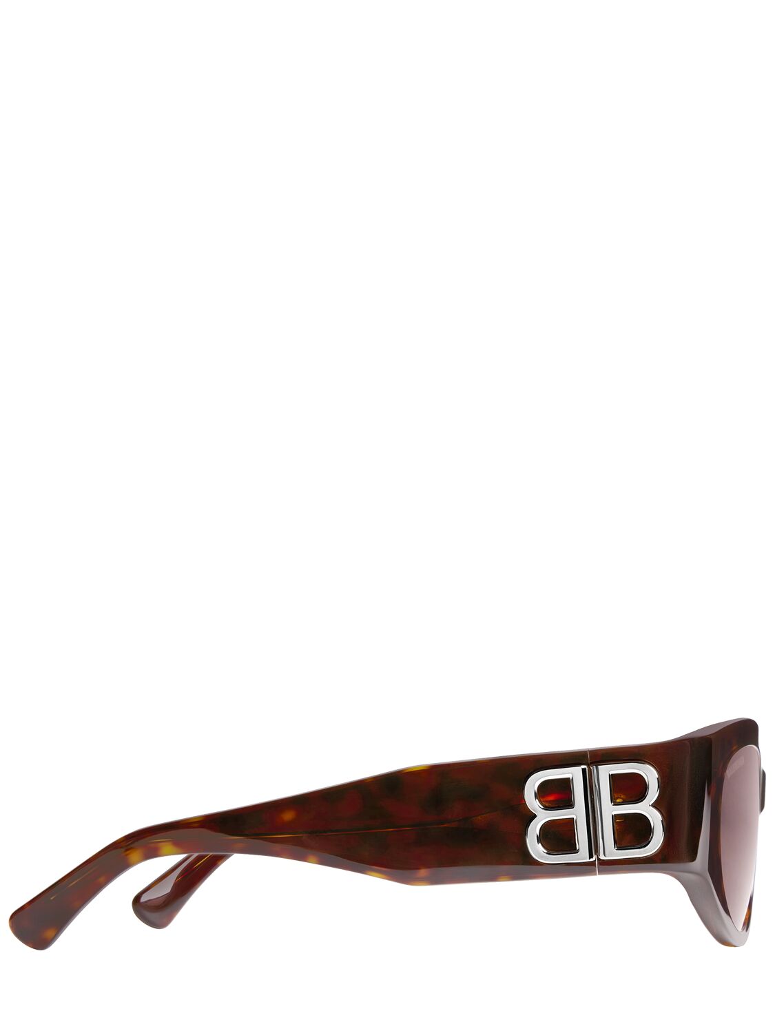 Shop Balenciaga Bb0324sk Bossy Acetate Sunglasses In Dark Havana