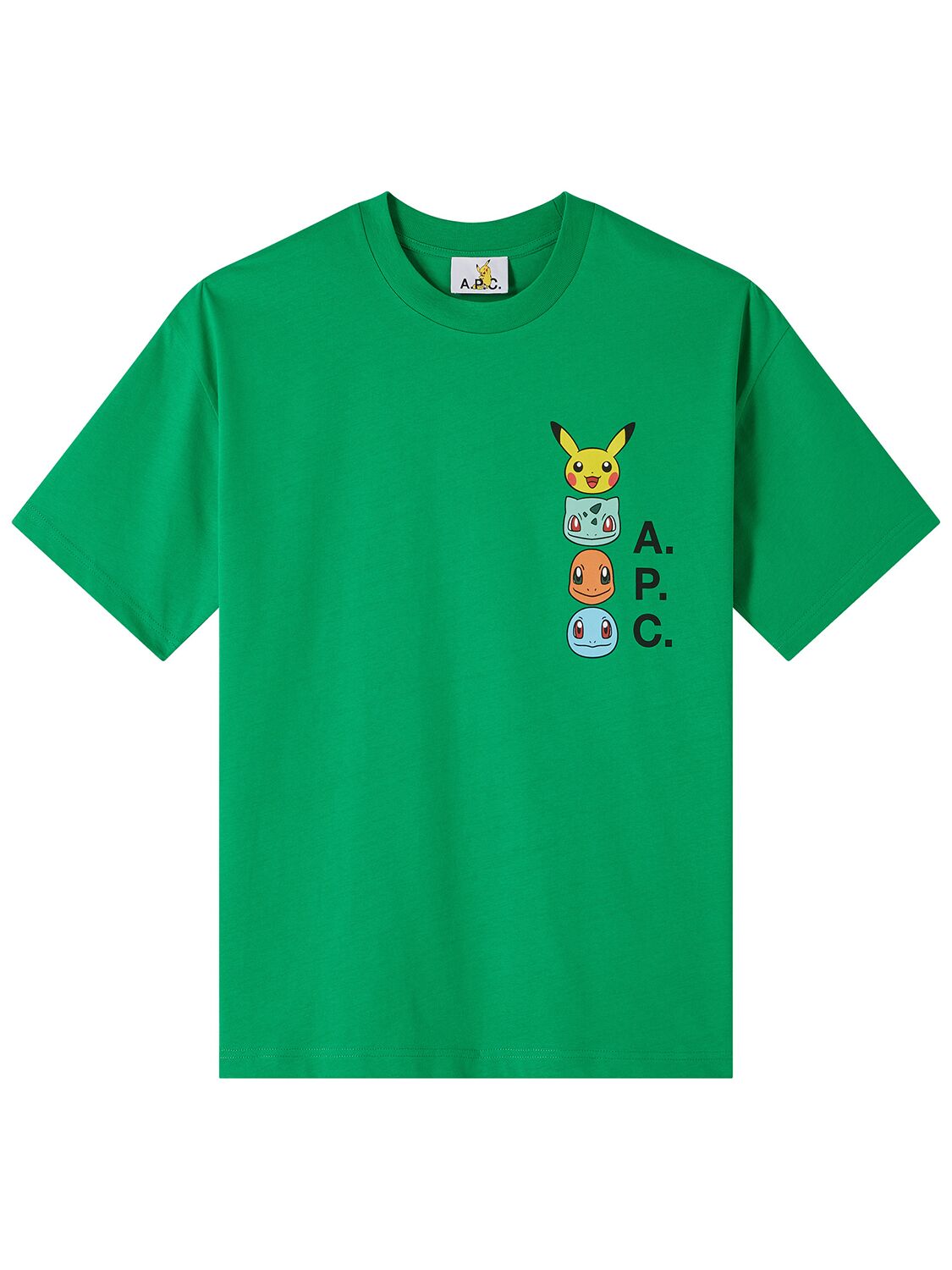 Apc A.p.c. X Pokémon Organic Cotton T-shirt In Green