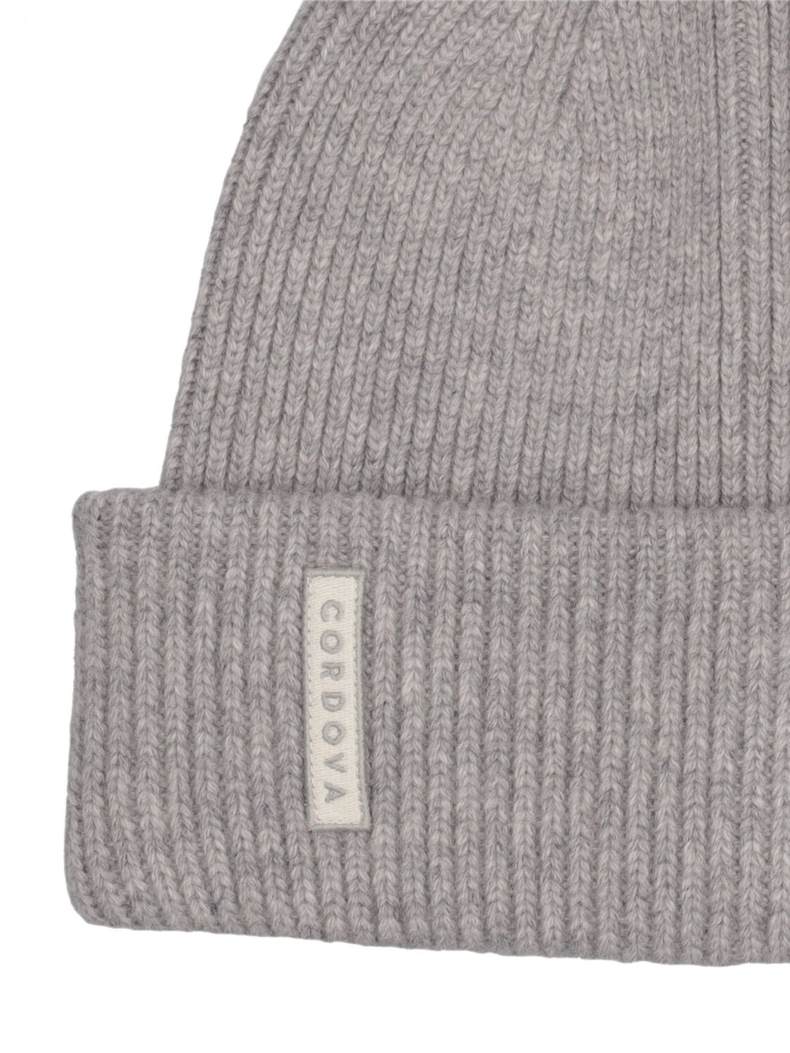 Shop Cordova Wool Beanie In Grau