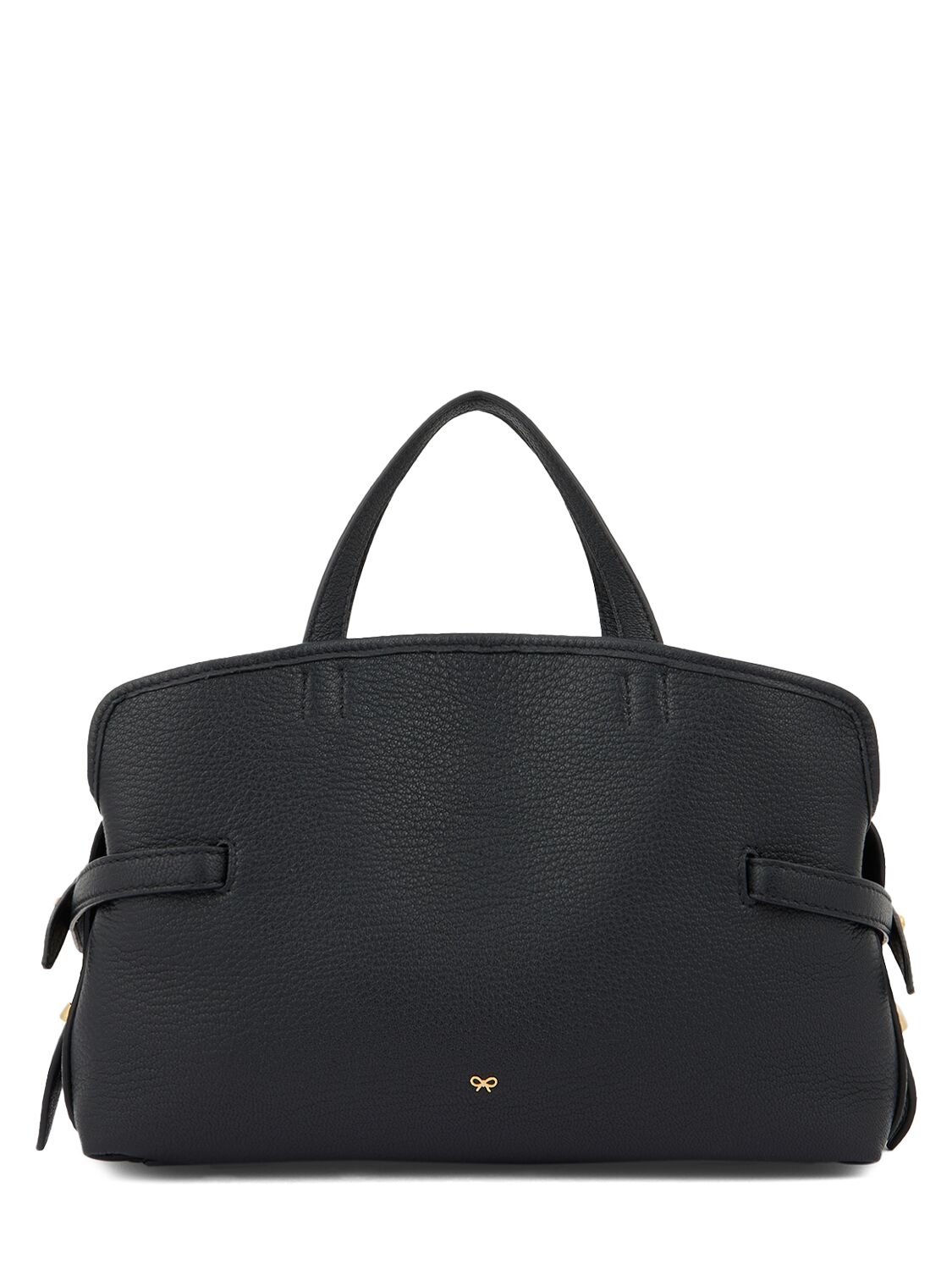 Shop Anya Hindmarch Small Wilson Grain Leather Tote Bag In Black