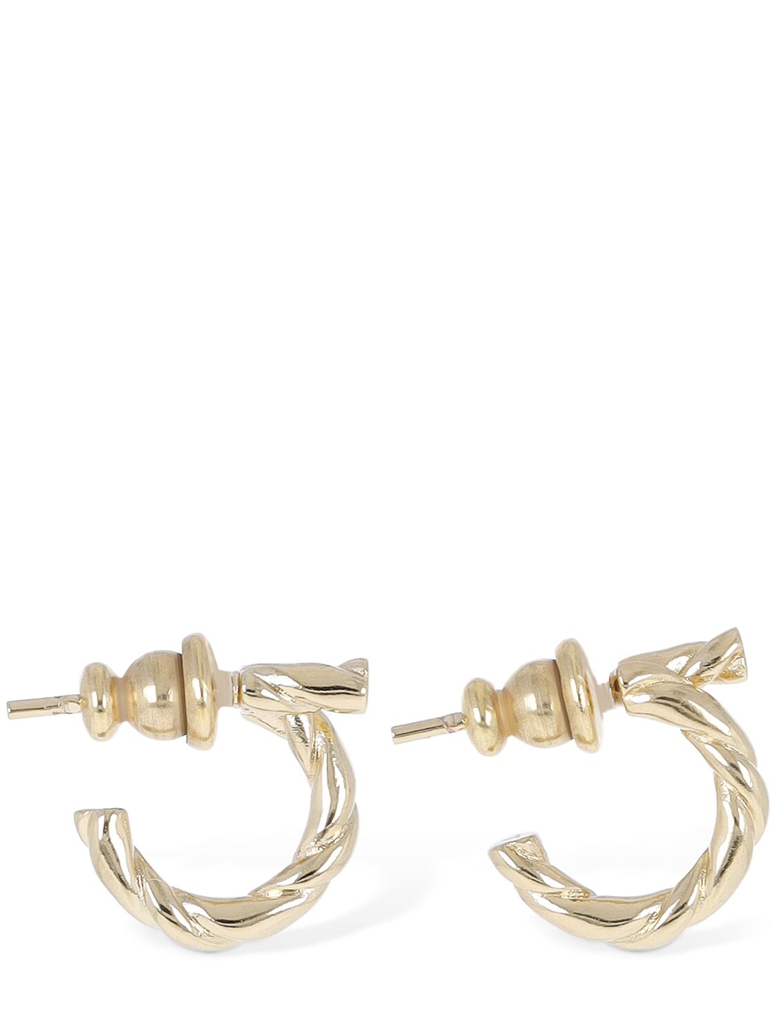 Ferragamo Torcsmall Hoop Earrings In Gold
