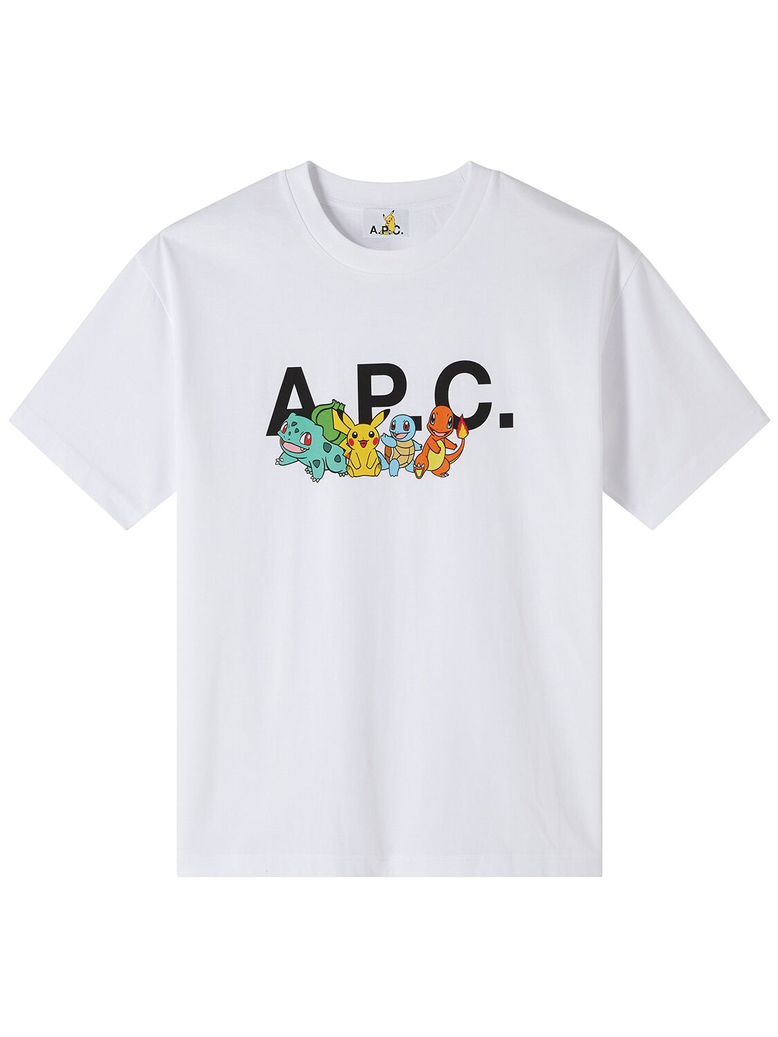 Shop Apc X Pokémon Organic Cotton T-shirt In White