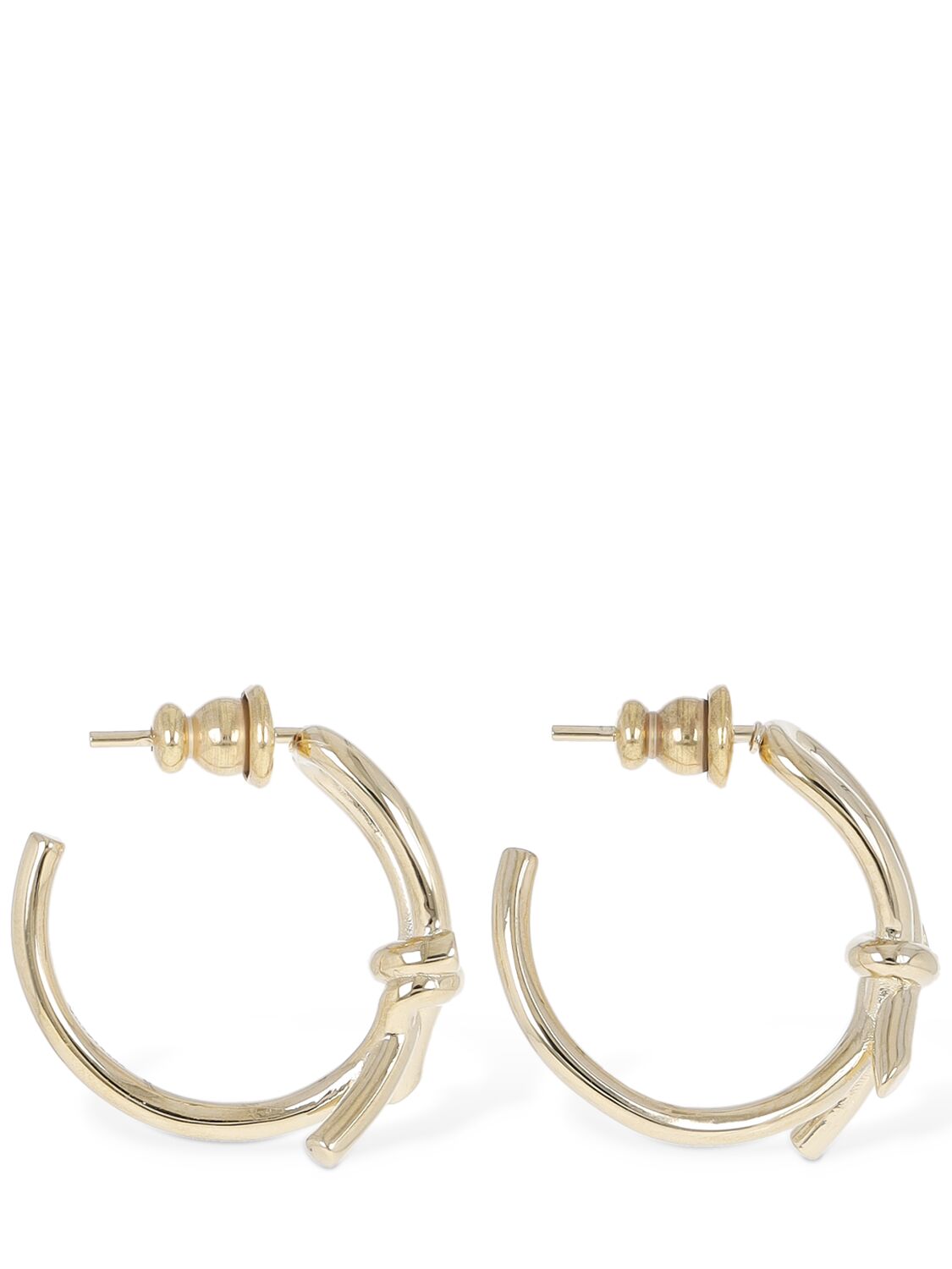Image of Bow Hoop Earrings