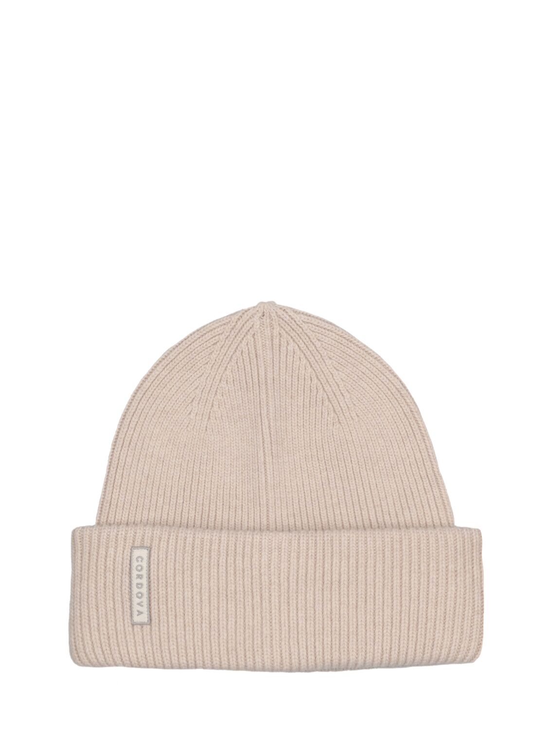 Cordova Wool Beanie In Beige