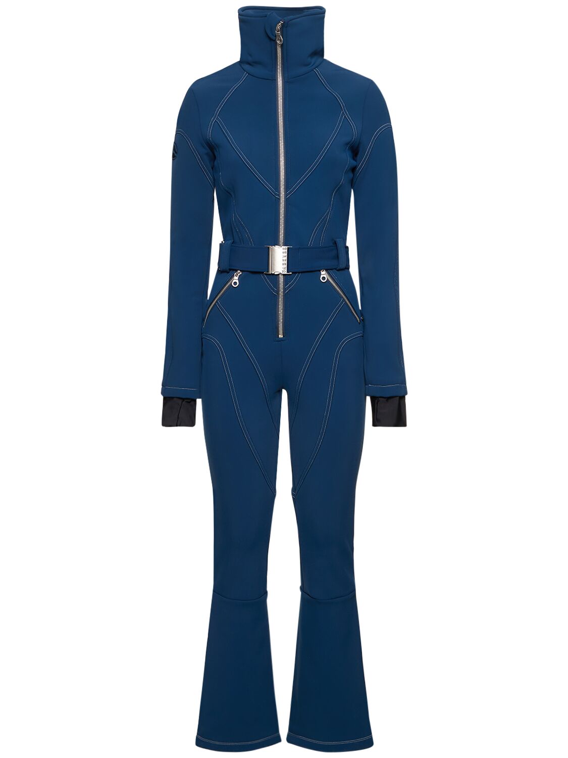 Cordova Huaracan High Neck Flared Ski Suit In Navy