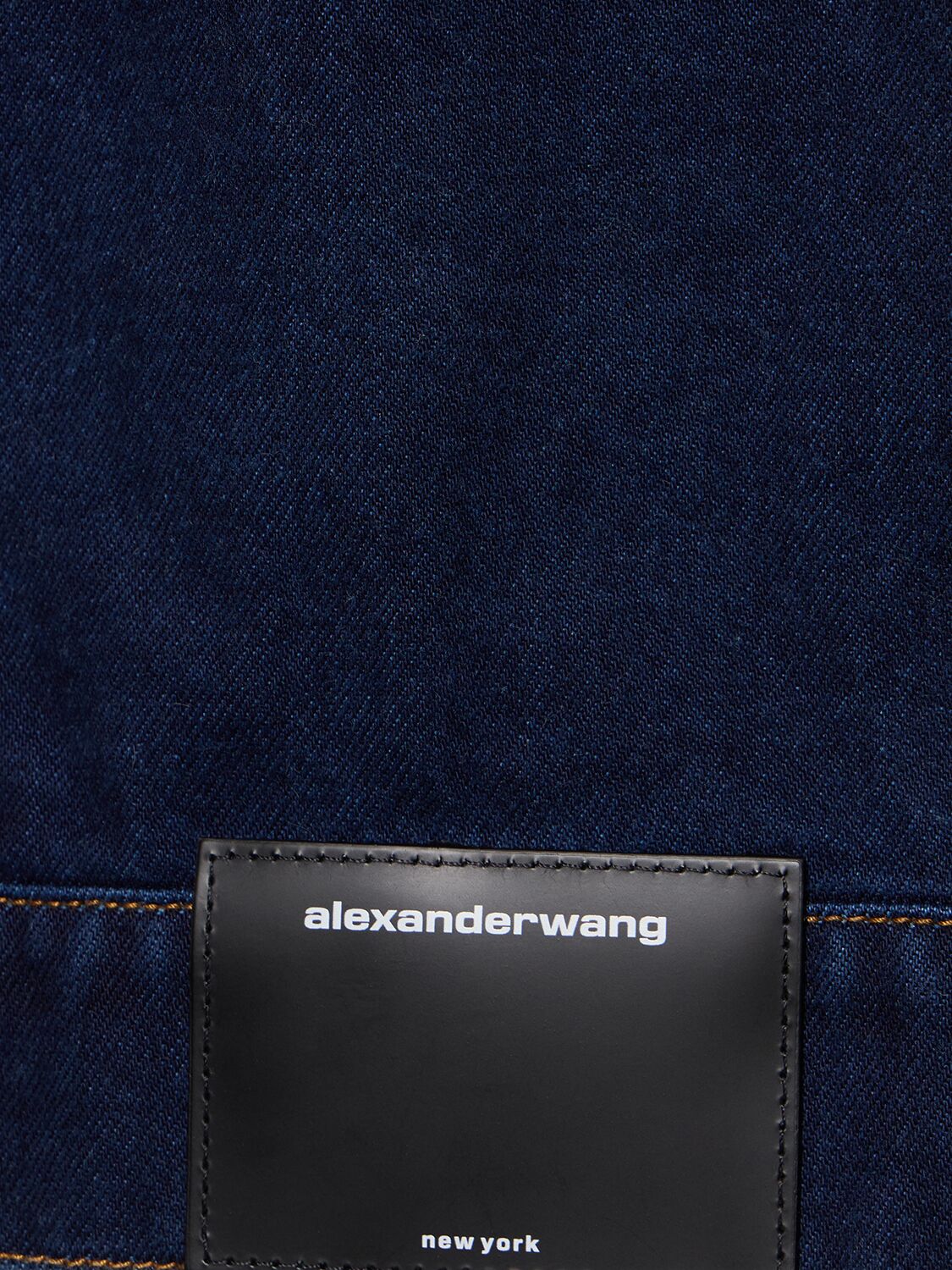 Shop Alexander Wang Embellished Straight Jacket In Blue