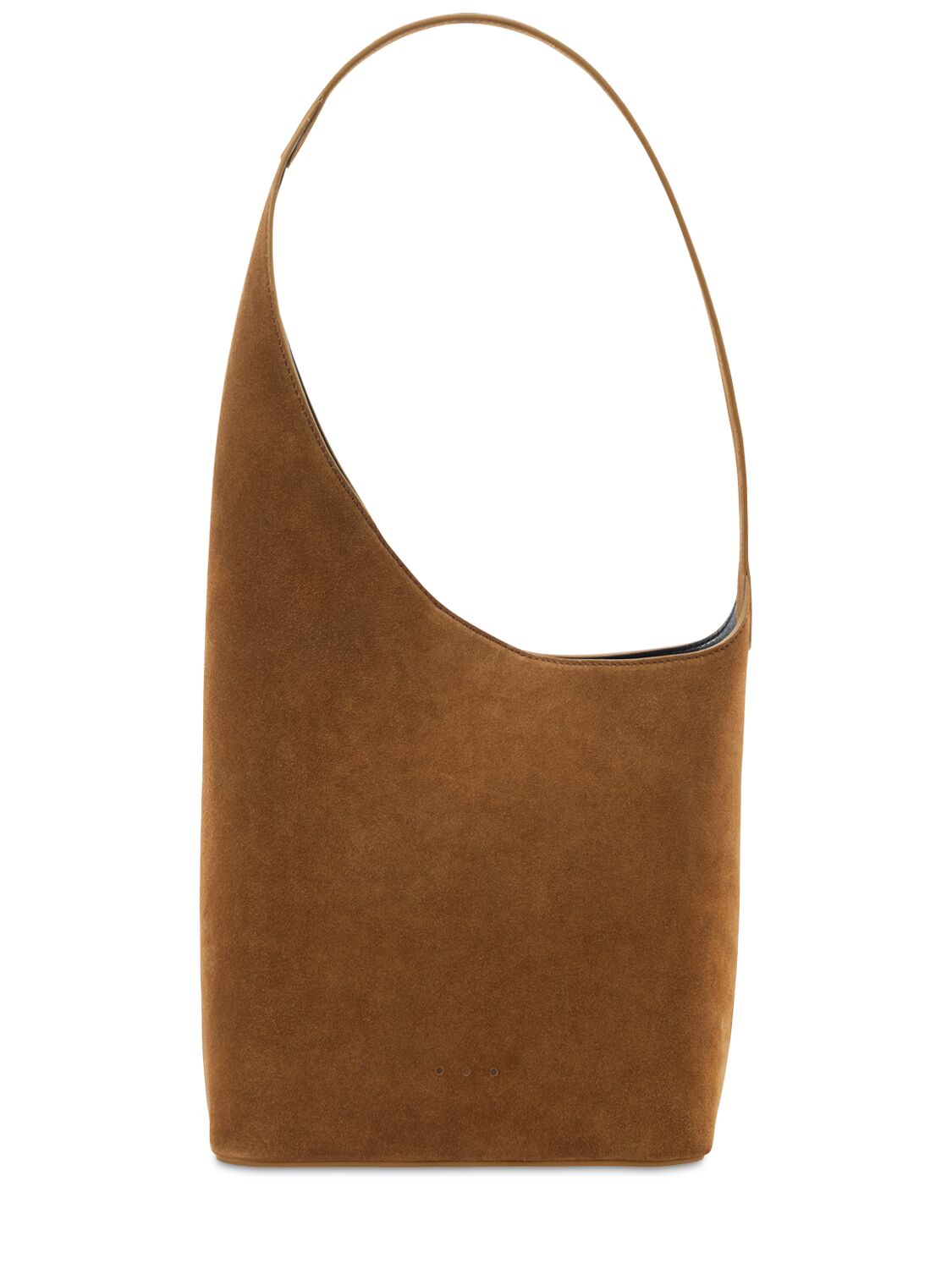 Aesther Ekme Demi Lune Suede Tote Bag In Tobacco