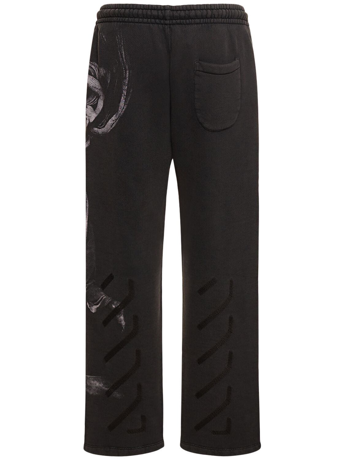 Shop Off-white S. Matthew Cotton Sweatpants In Black