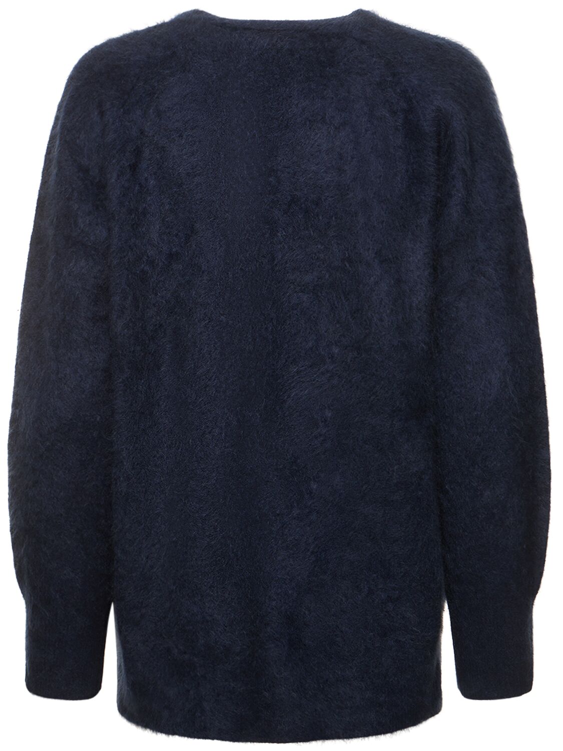 Shop Guest In Residence Grizzly V Neck Cashmere Sweater In Blue