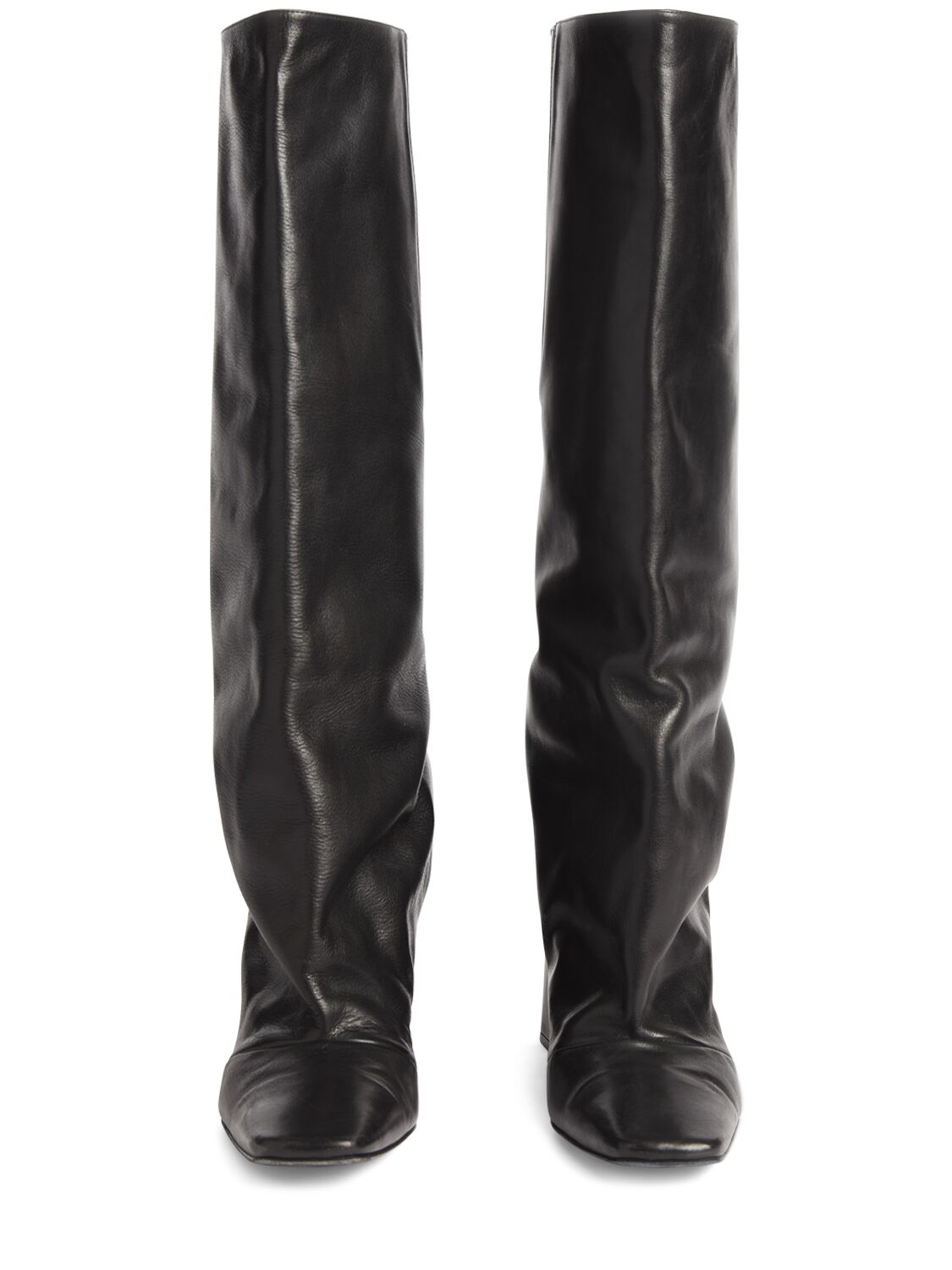 Shop Coperni 85mm Bridge Leather Boots In Black