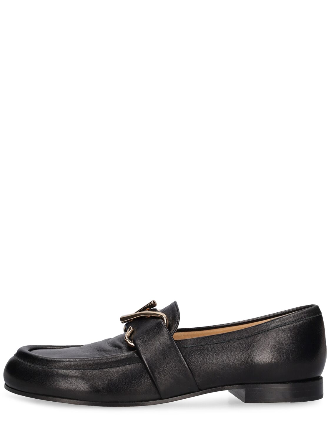 Proenza Schouler 10mm Leather Loafers In Black