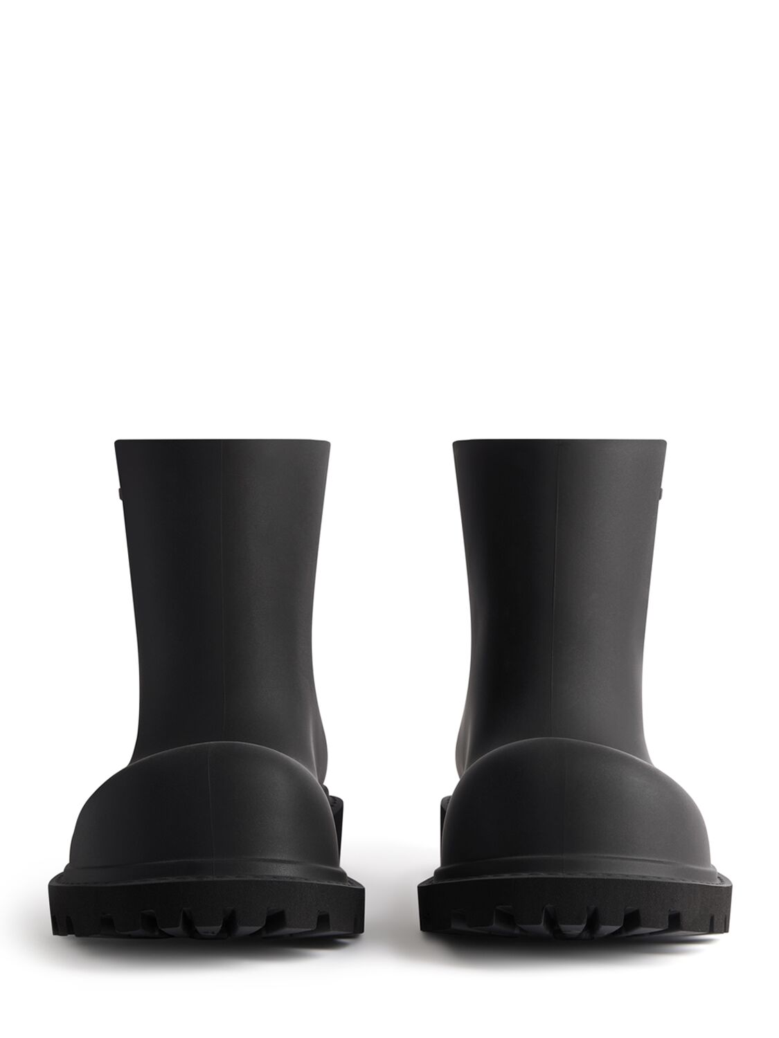 Shop Balenciaga 55mm Steroid Rubber Boots In Black