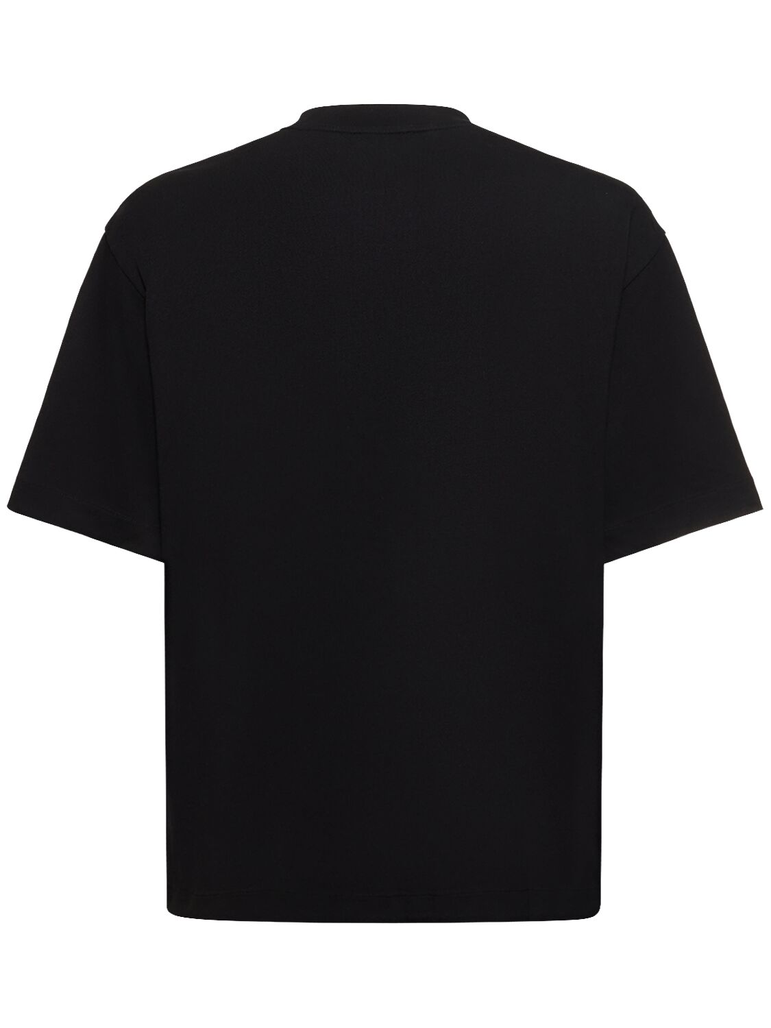Shop Off-white Ow 23 Skate Cotton T-shirt In Black,gold