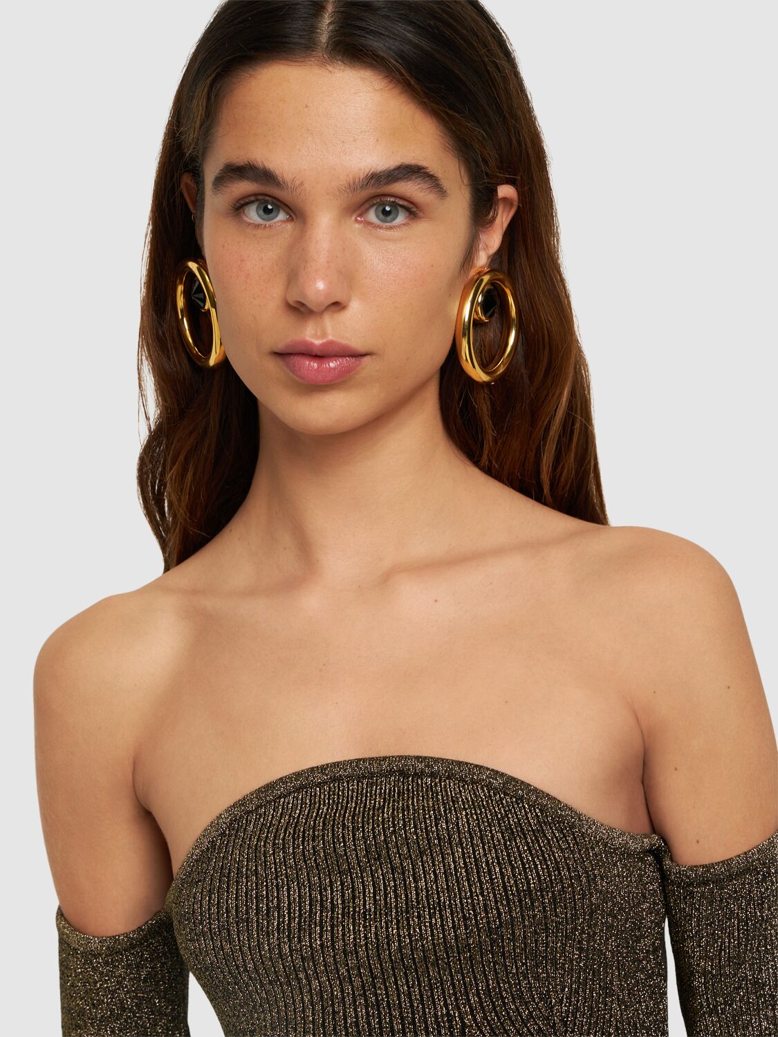 Hoop Crystal Earrings