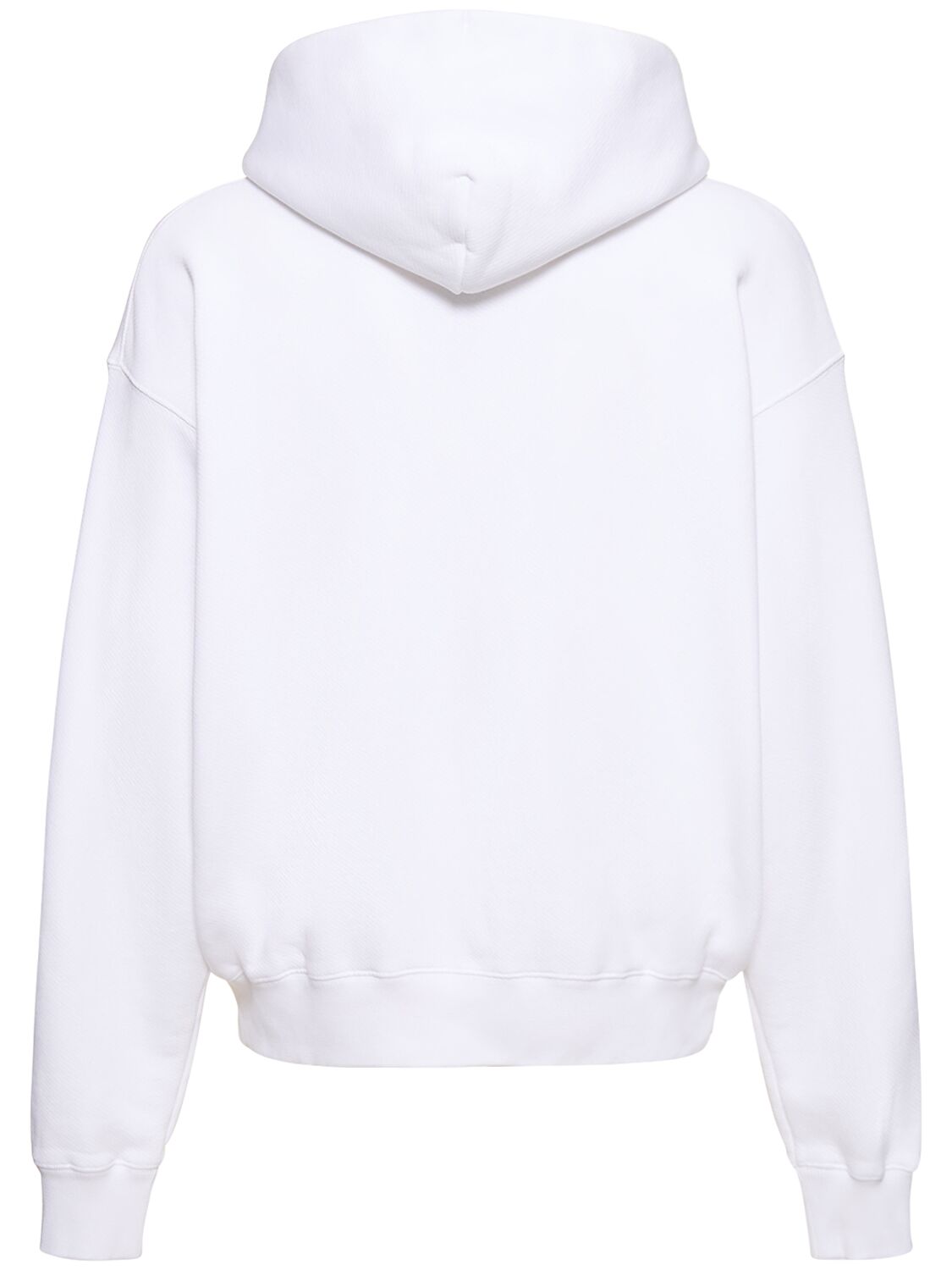 Shop Off-white Off Stamp Skate Cotton Hoodie In White