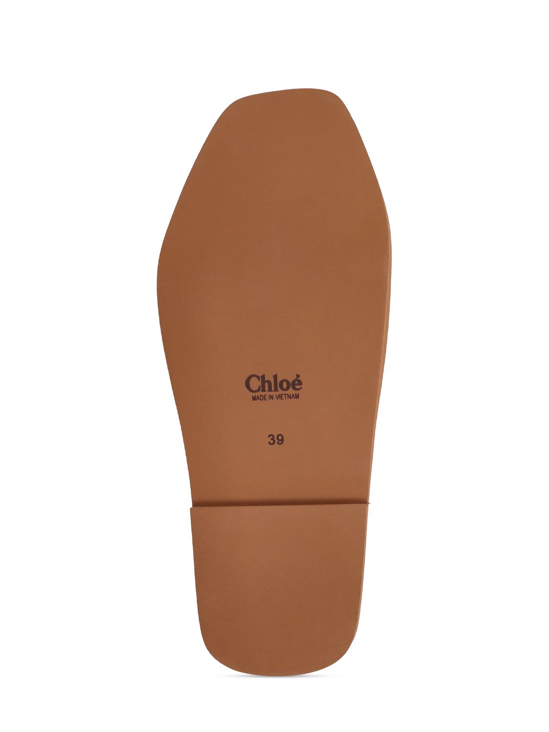 Shop Chloé 10mm Woody Linen Flat Slides In Orange