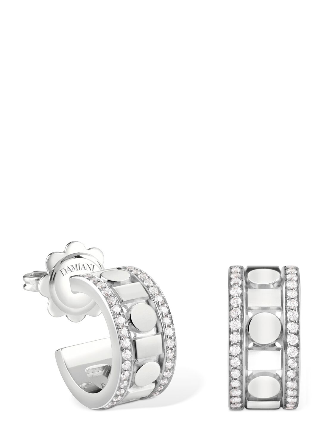 Damiani Belle Époque 18kt & Diamond Earrings In White