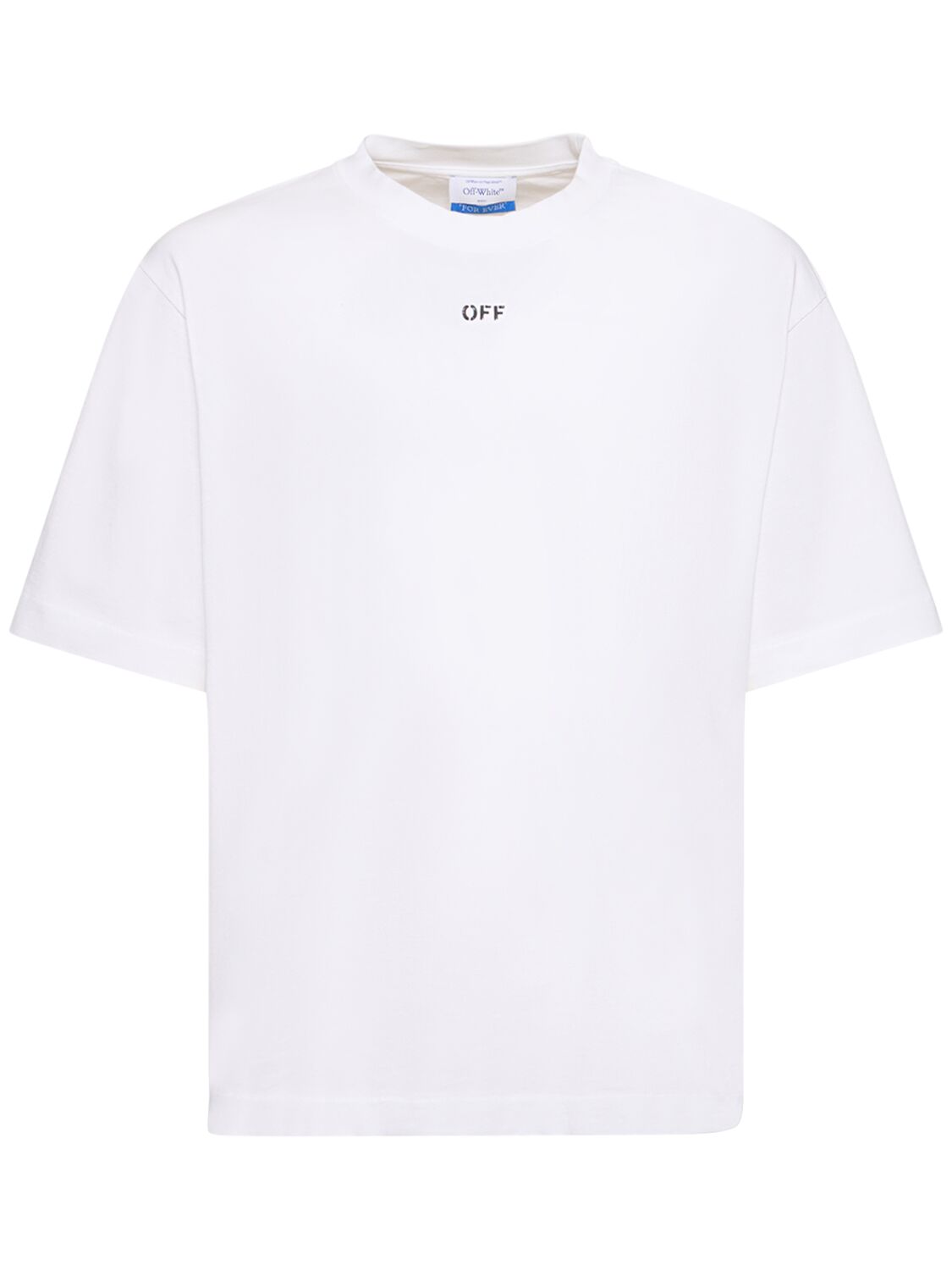 Image of Off Stamp Cotton T-shirt