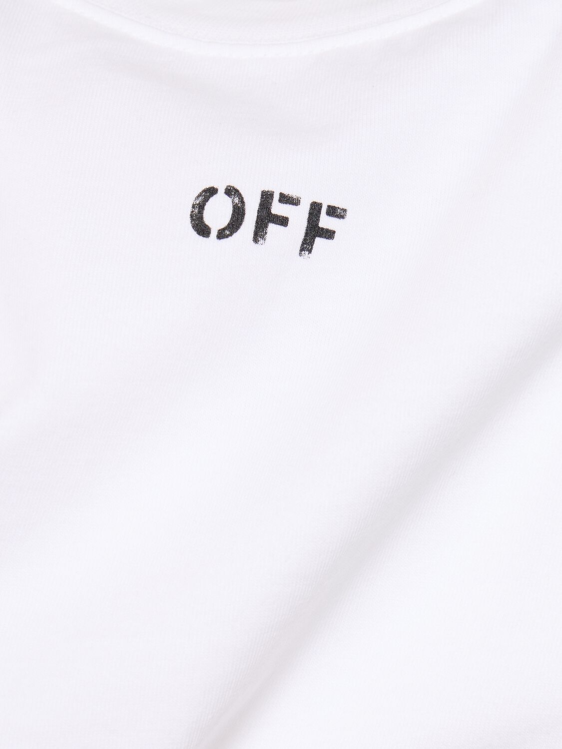 Shop Off-white Off Stamp Cotton T-shirt In White