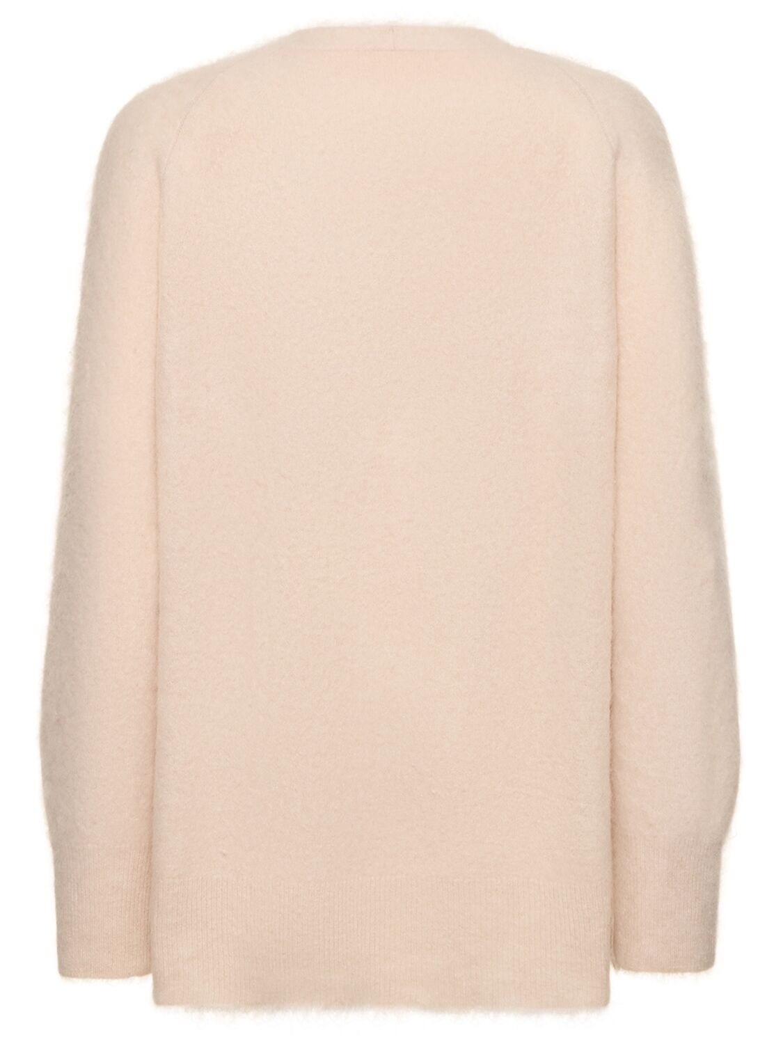 Shop Guest In Residence Grizzly V Neck Cashmere Sweater In Beige