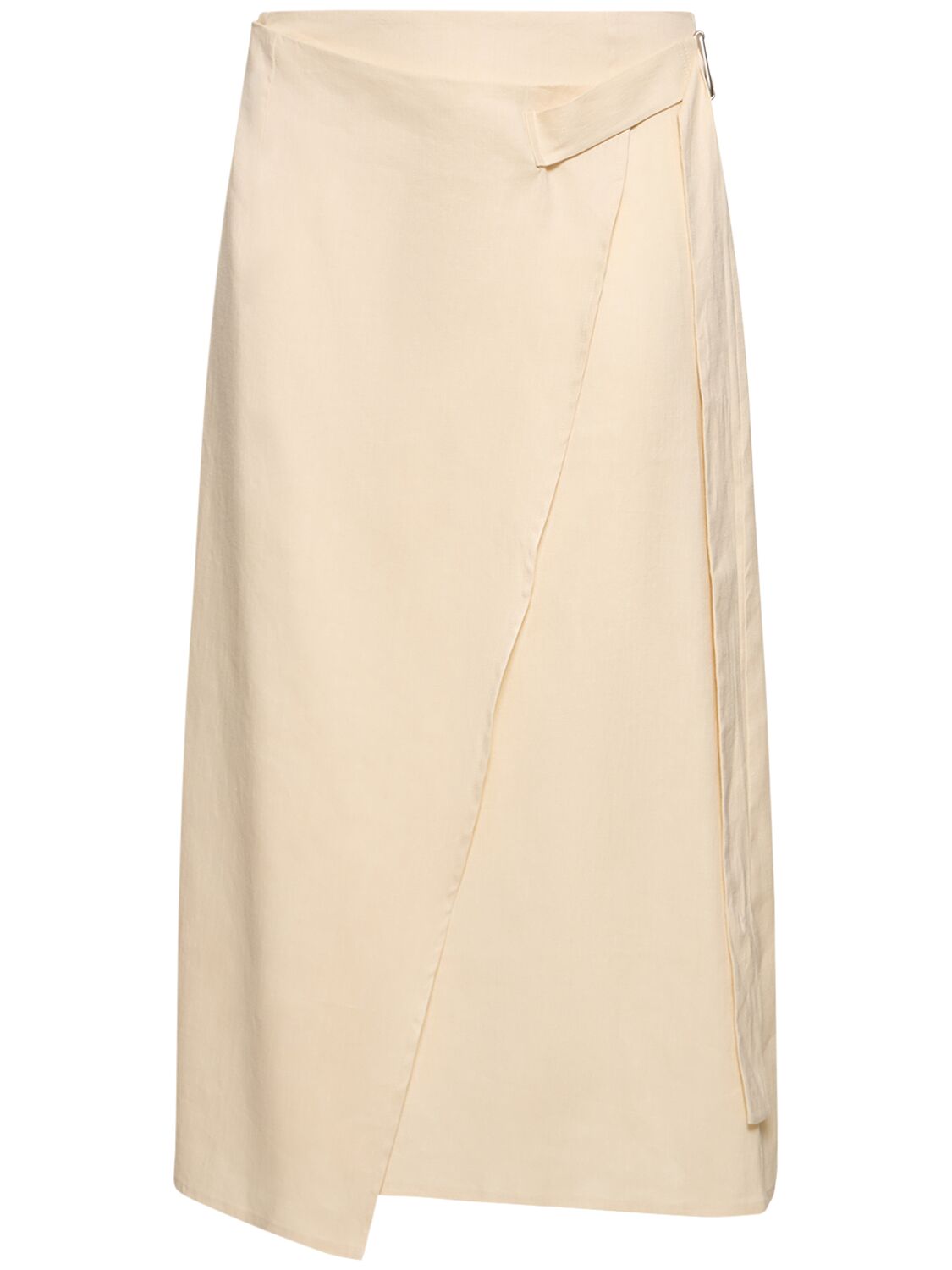 Commas Tailored Sarong Skirt In 화이트